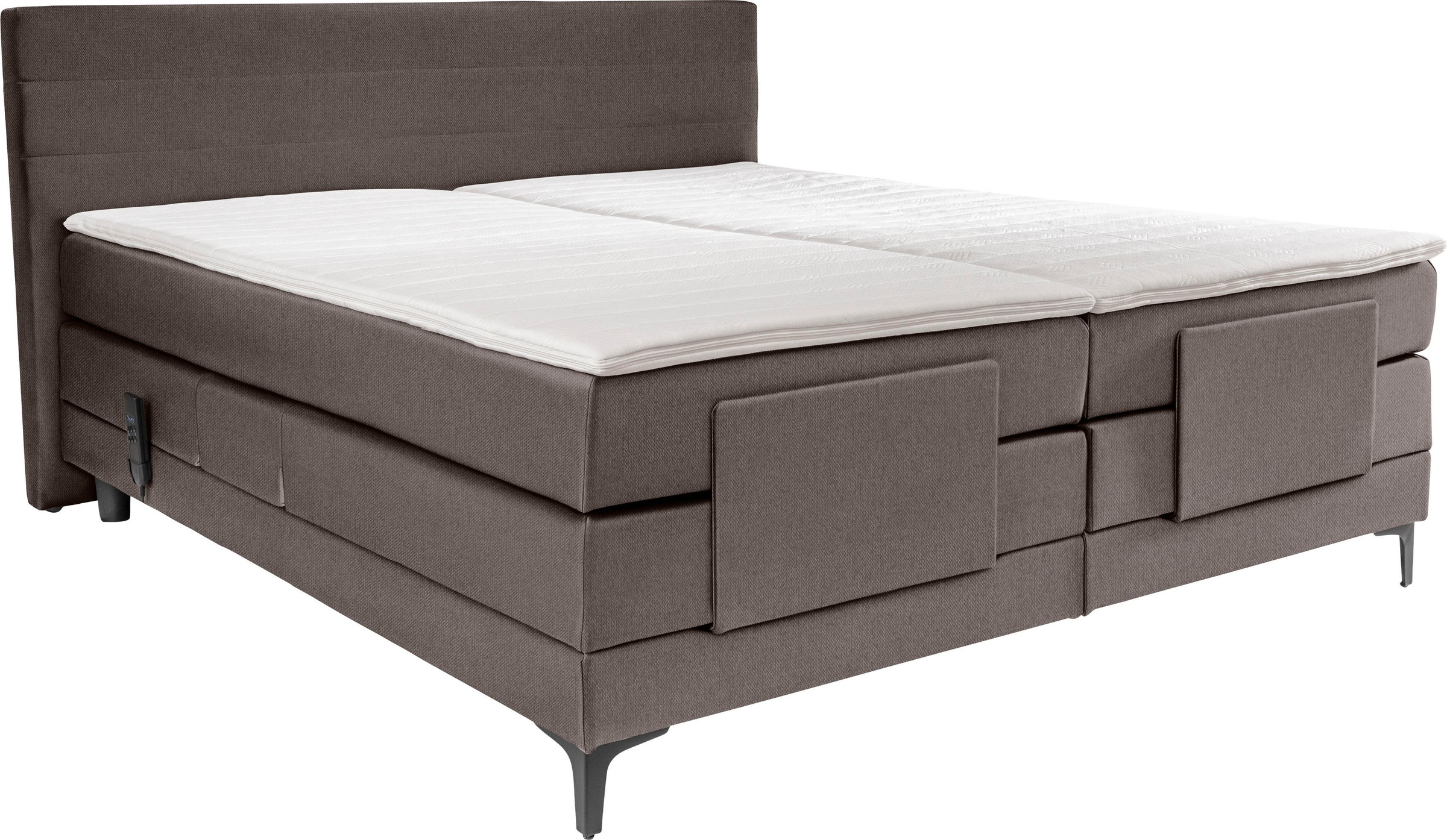 alina Boxspringbett »Powell« inkl. Motor, Matratze und Topper, in unterschi günstig online kaufen