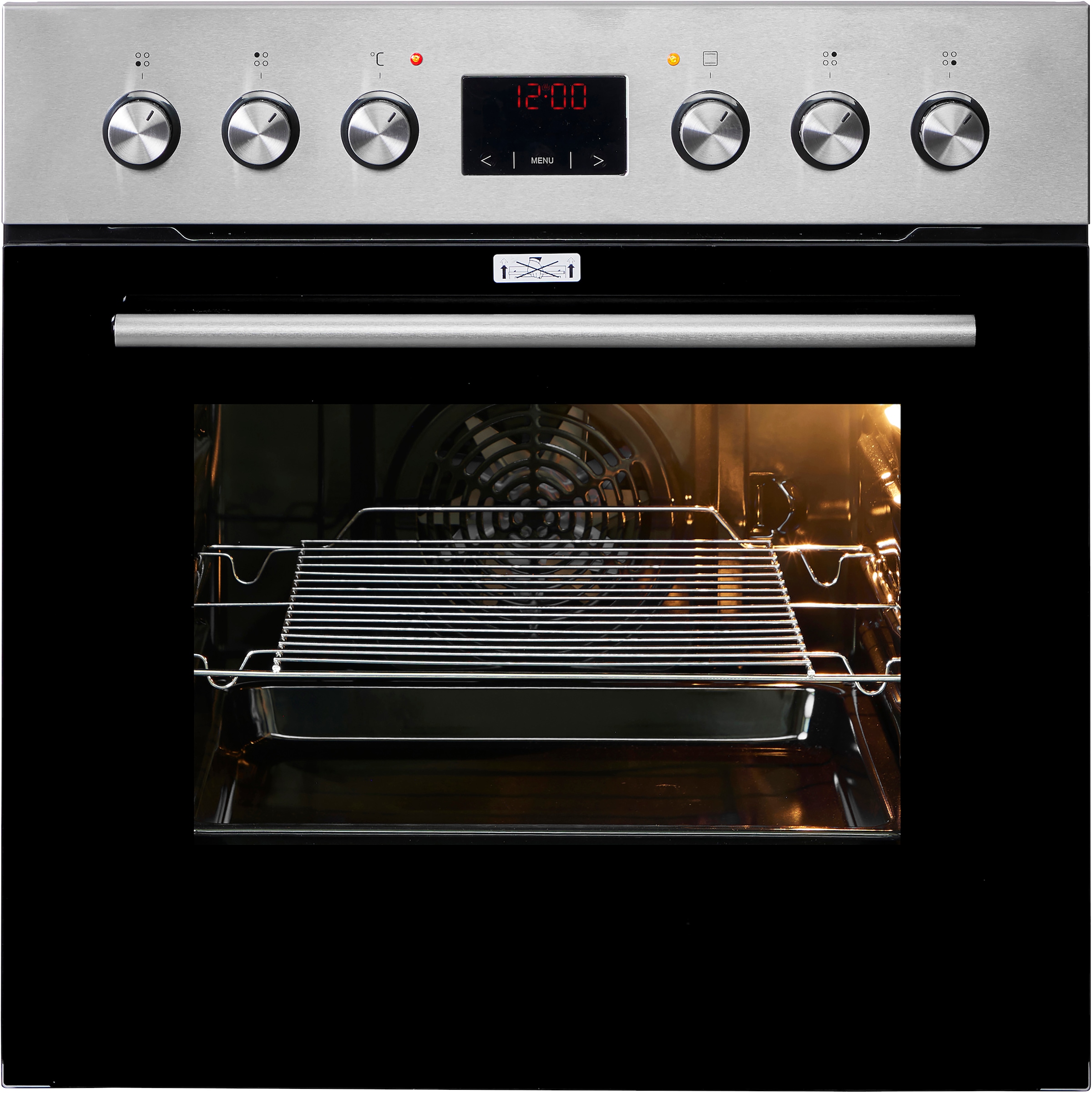 Amica Induktions Herd-Set »EHI 935 333 E« Steam Clean Backofen | Induktionskochfeld, 1 Stk. tlg. Alles im Griff: Timer, klare Sicht, schnell sauber