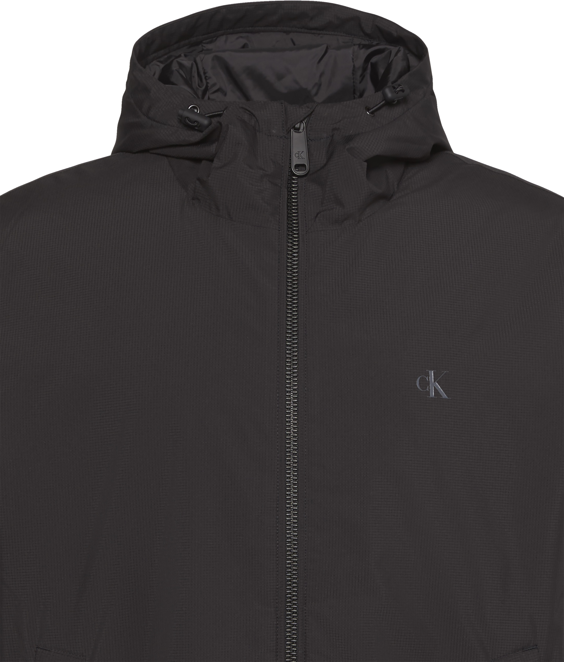 Calvin Klein Jeans Blouson mit Kapuze Regular Fit, verstellbare Kapuze