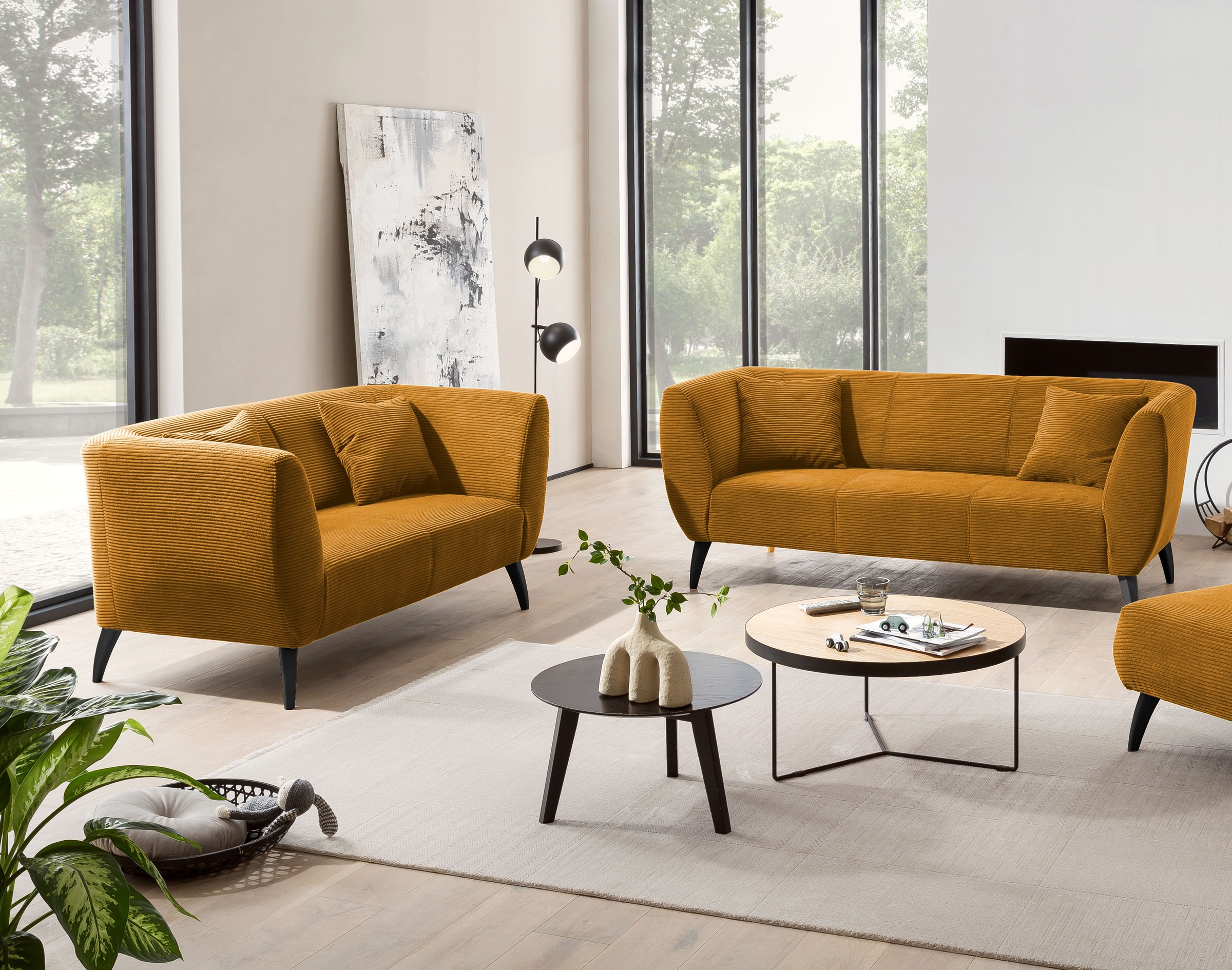 INOSIGN Polstergarnitur »Colori« Set, 3-Sitzer und 2-Sitzer, 2 Stk. tlg. au günstig online kaufen