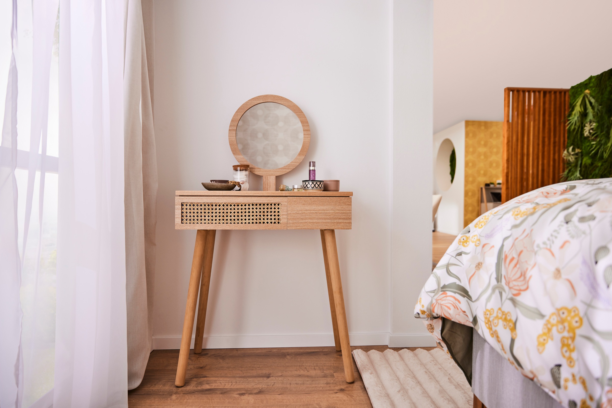 WOOOD Schminktisch »Soof«, inkl. Spiegel, H 125 cm x B 70 cm günstig online kaufen