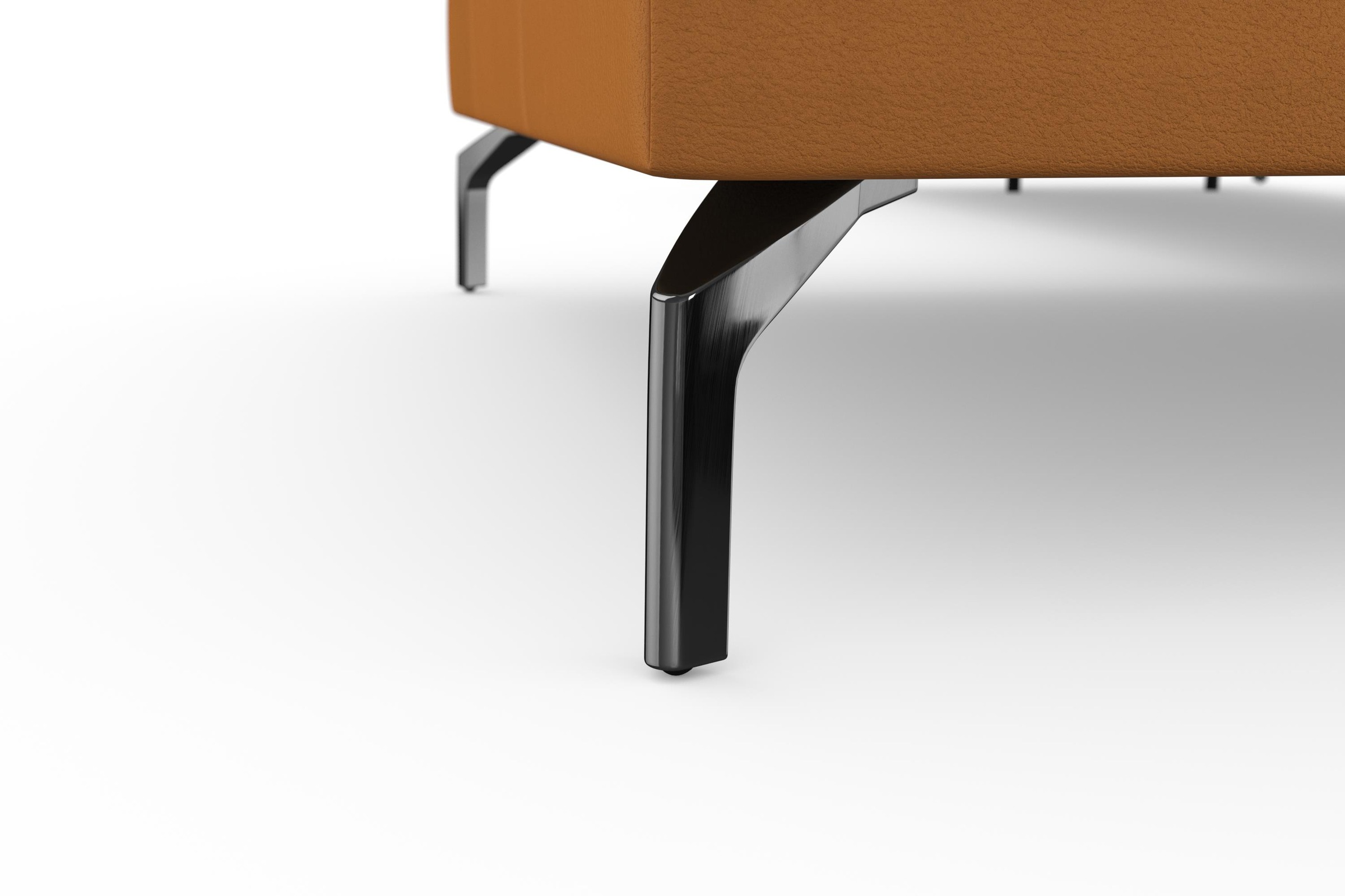 sit&more Ecksofa »Bendigo L-Form«, inklusive Sitztiefenverstellung, Bodenfreiheit 15 cm, 2 Fußfarben