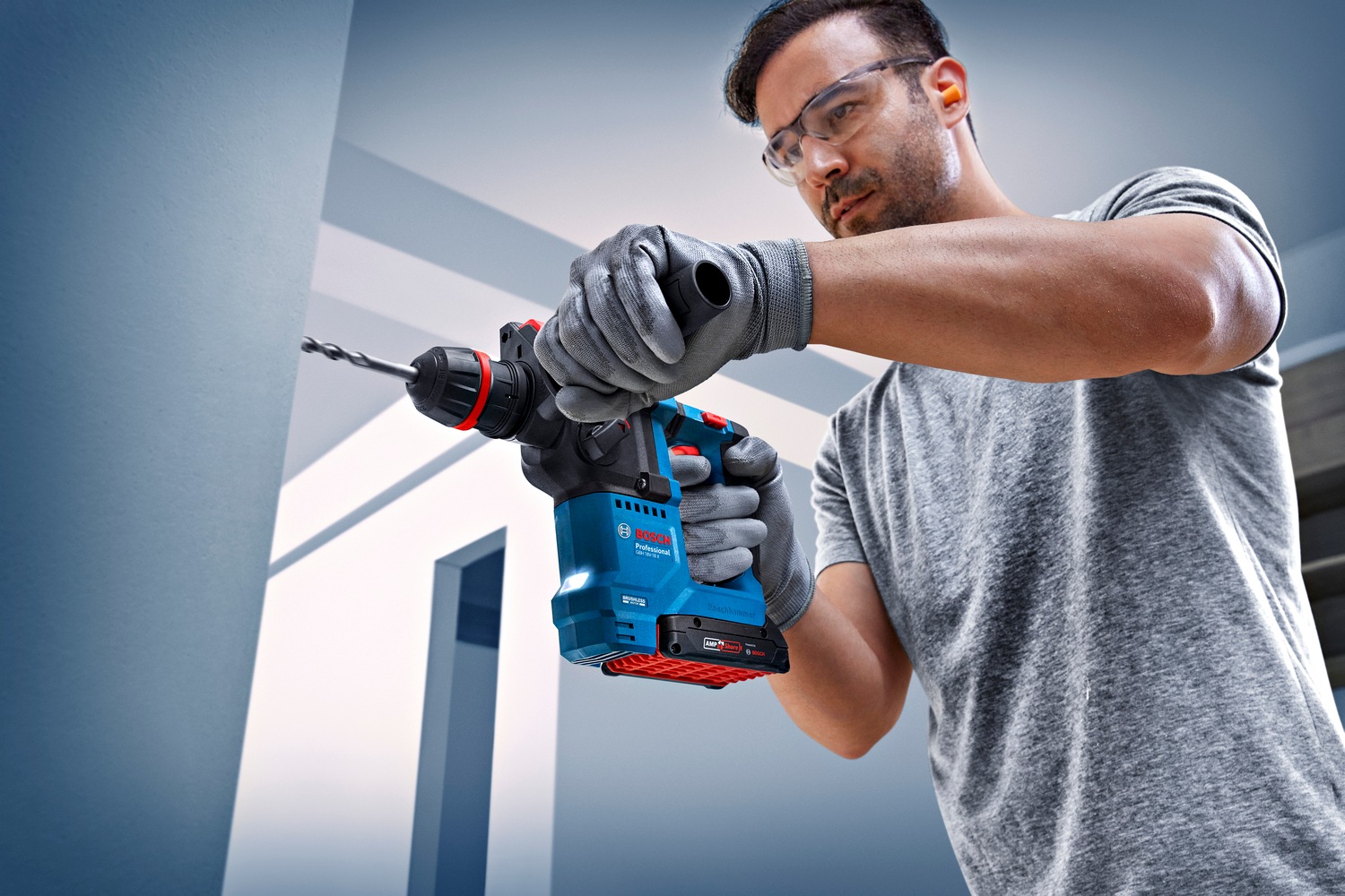 Bosch Professional Akku-Bohrhammer »GBH 18V-18 X«, mit ONECHUCK, in L-BOXX, ohne Akku und Ladegerät