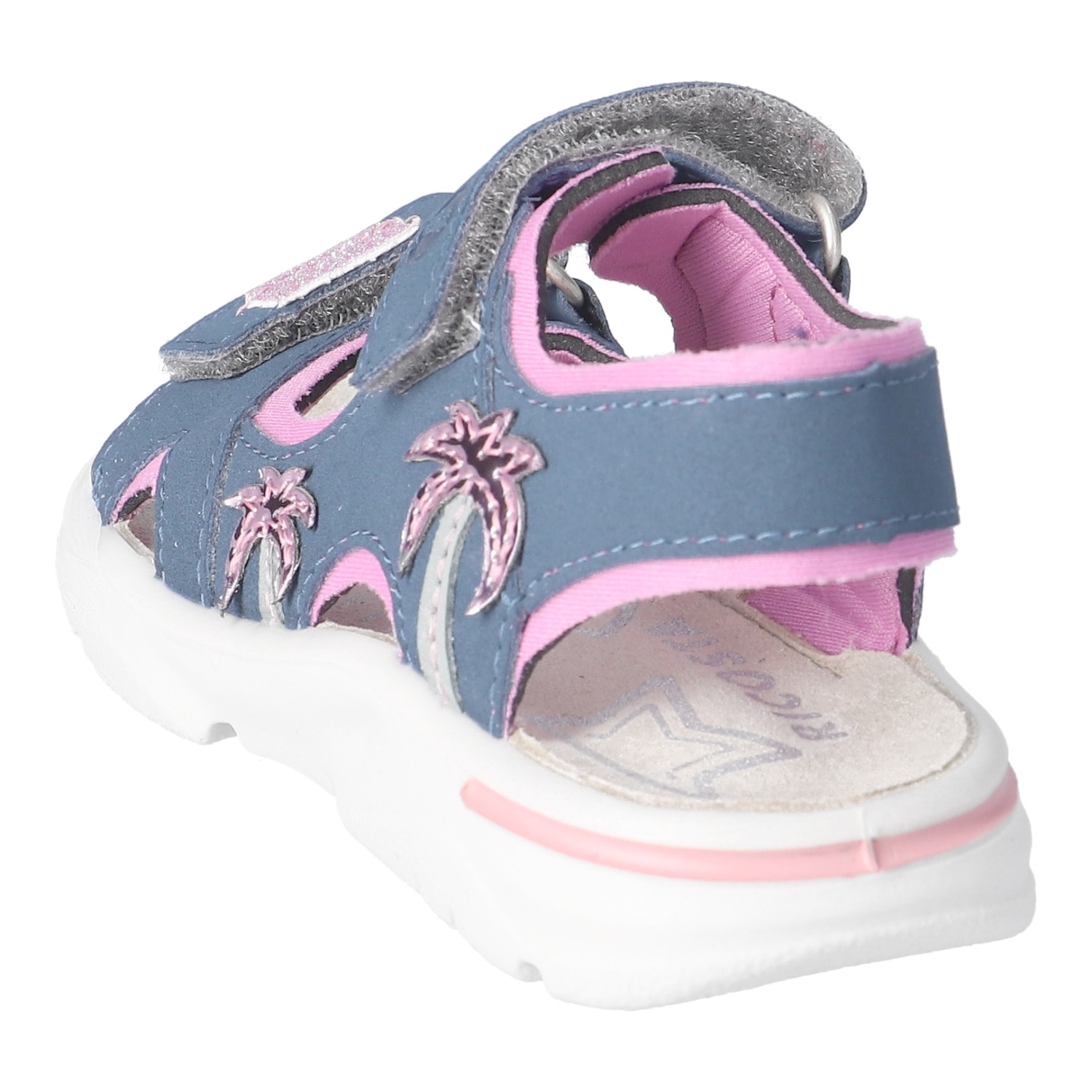 Ricosta Sandale »Carmi«  Klettschuh mit Glitzer, mit WMS, Größenschablone zum Download