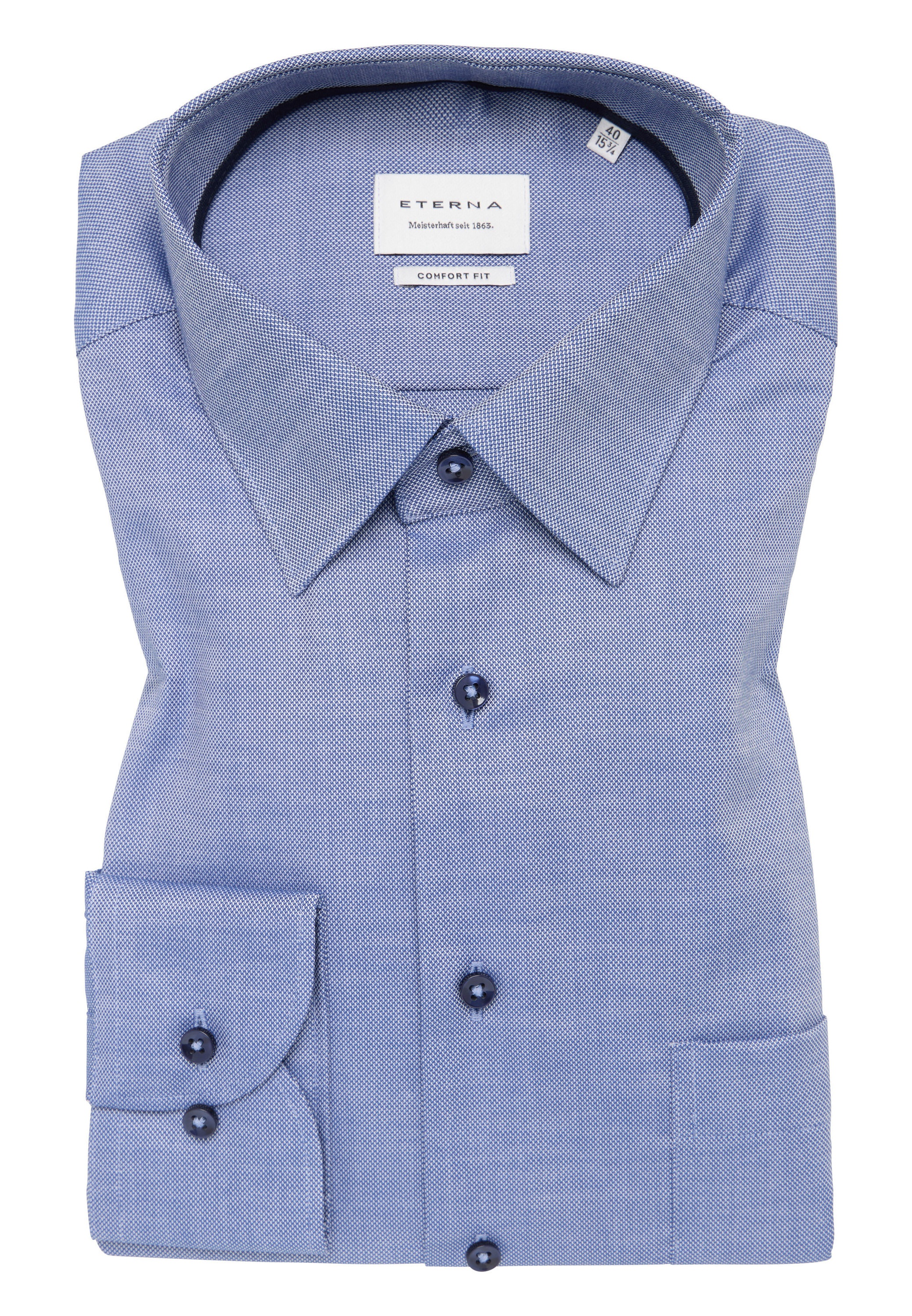 Eterna Langarmhemd »COMFORT FIT«, NON IRON (bügelfrei)