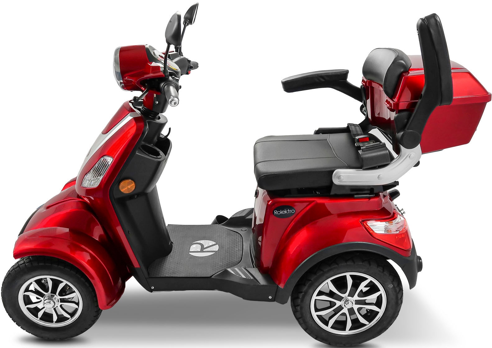 Rolektro Elektromobil »Rolektro E-Quad 25 V.3, Lithium Akku«, (mit Topcase)