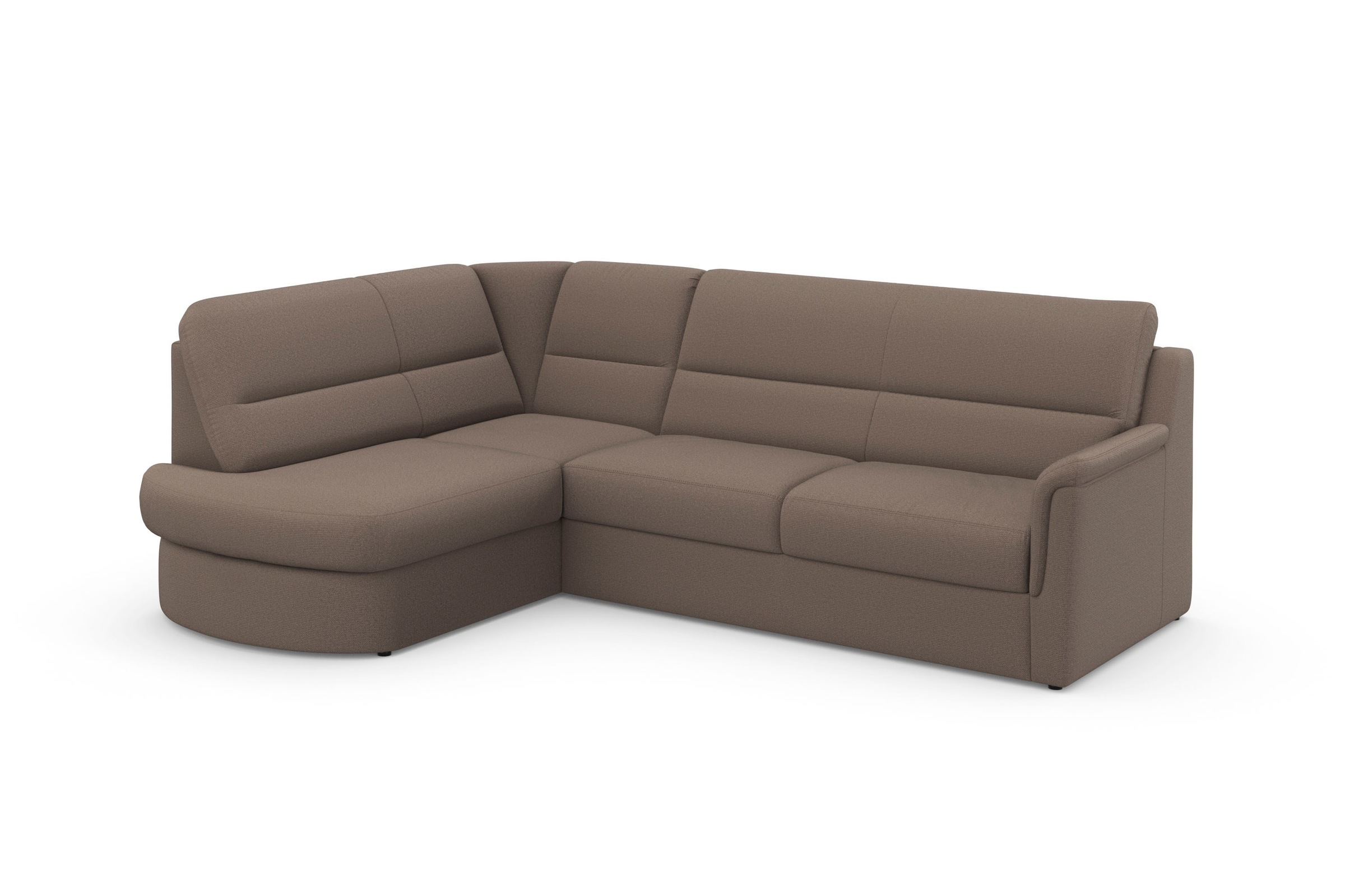 sit&more Ecksofa »Panini L-Form«, wahlweise mit Bettfunktion und Bettkasten