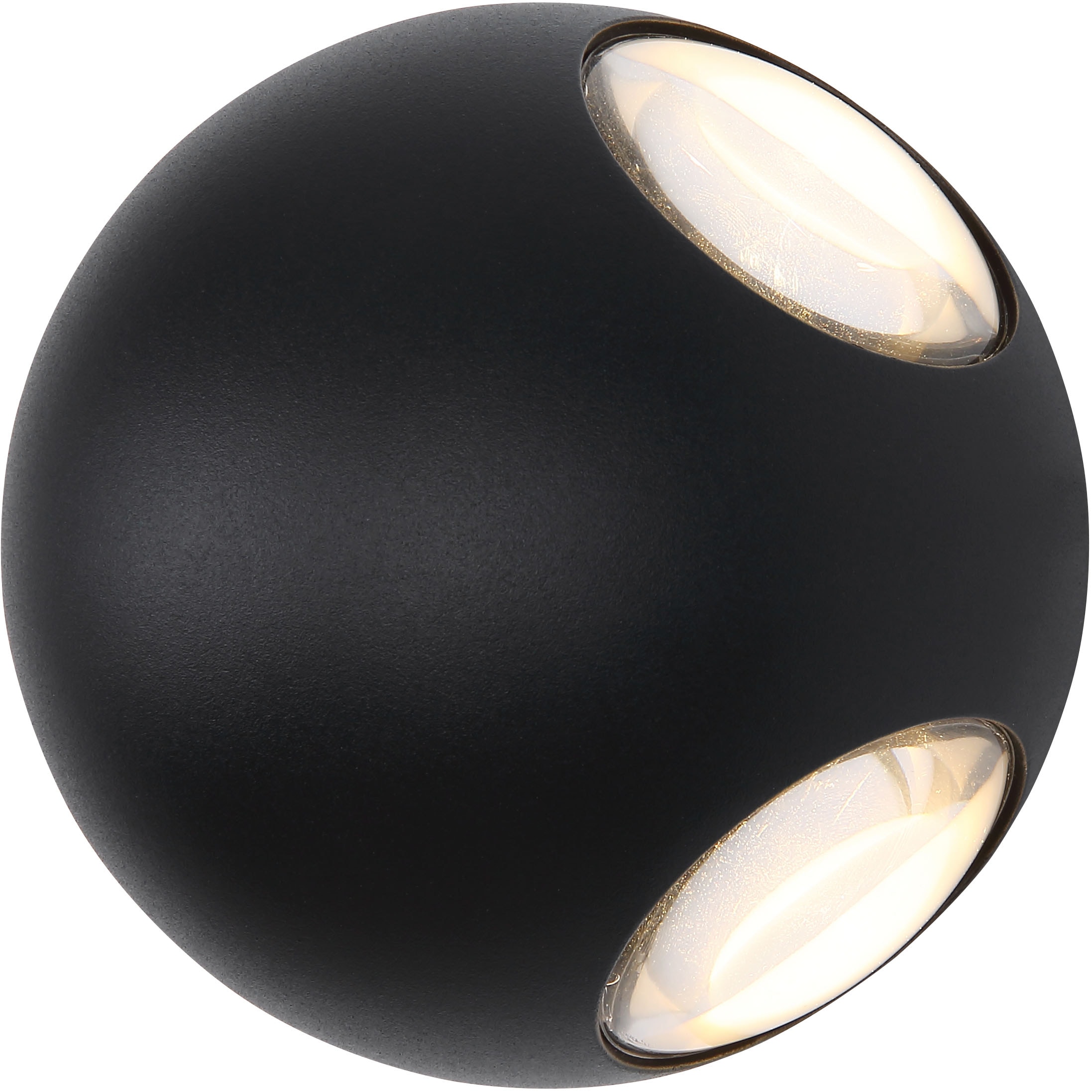 GLOBO LIGHTING LED Außen-Wandleuchte »SLICE«, Leuchtmittel LED-Modul | LED fest integriert, Außenbereich/IP54/3000K/Lichteffekt in vier Richtungen