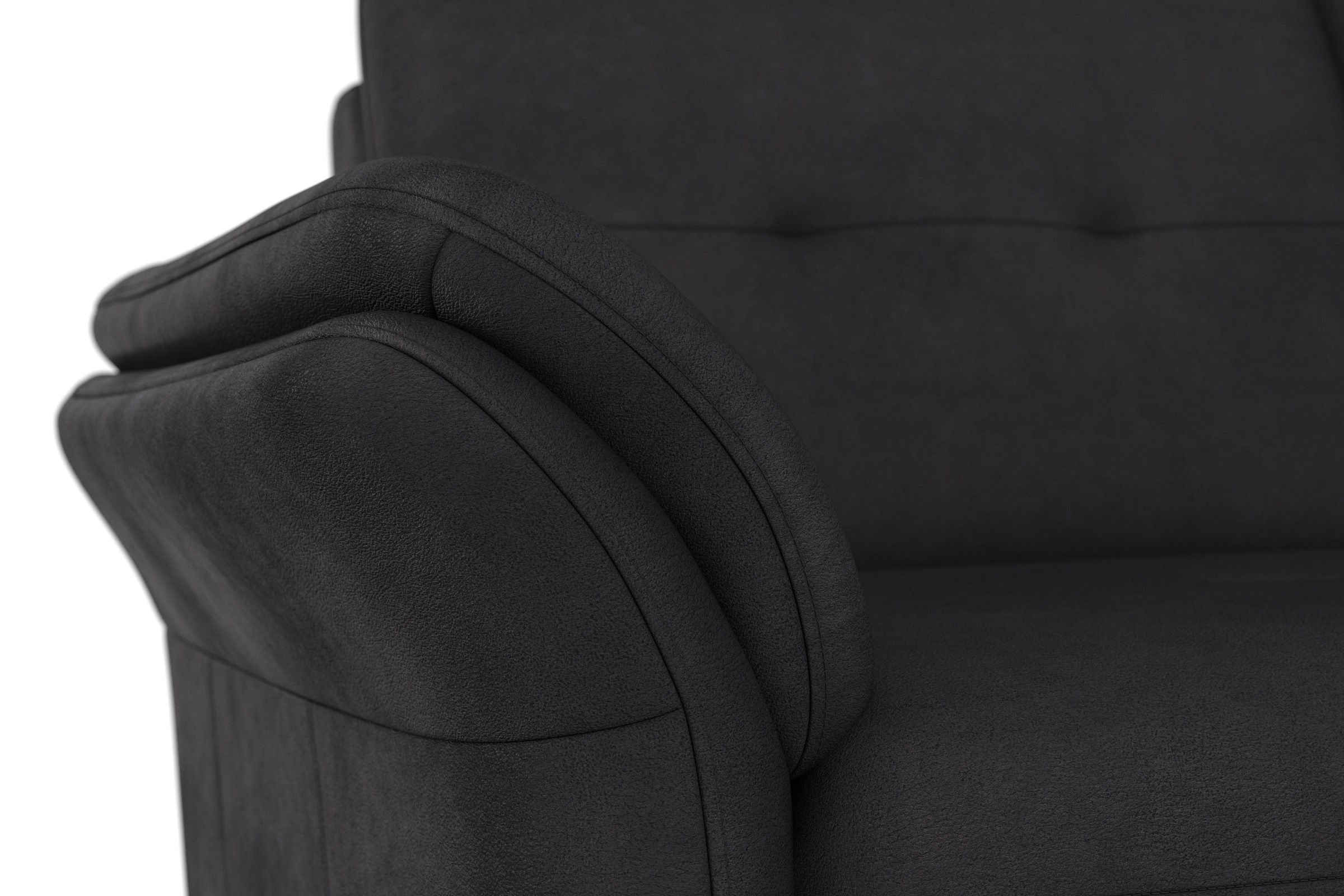 sit&more 3-Sitzer »Göteborg«, inklusive Sitztiefenverstellung und Federkern