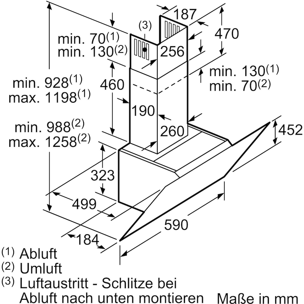 BOSCH Kopffreihaube »DWK67CM20«