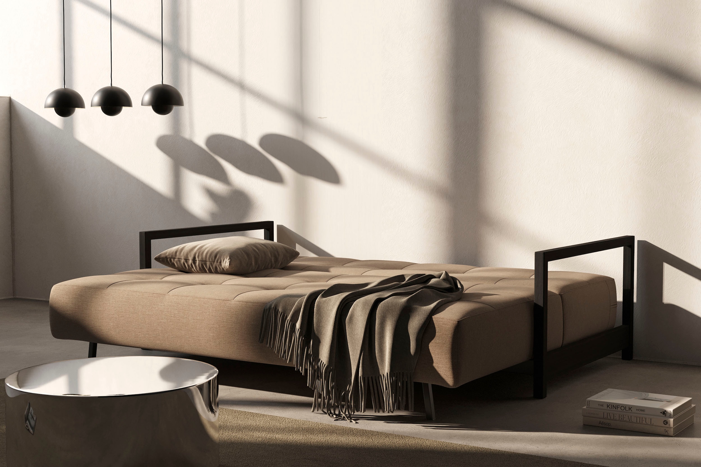 INNOVATION LIVING ™ Schlafsofa »Bifrost - Extrabreite Liegefläche & hochwertige Schlaffunktion« Einzel- und Doppelbett, bequem und komfortabel