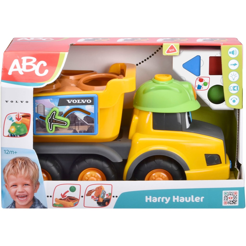 Dickie Toys Steckspielzeug »ABC Harry Hauler Sortierfahrzeug«, mit Licht- und Soundeffekt