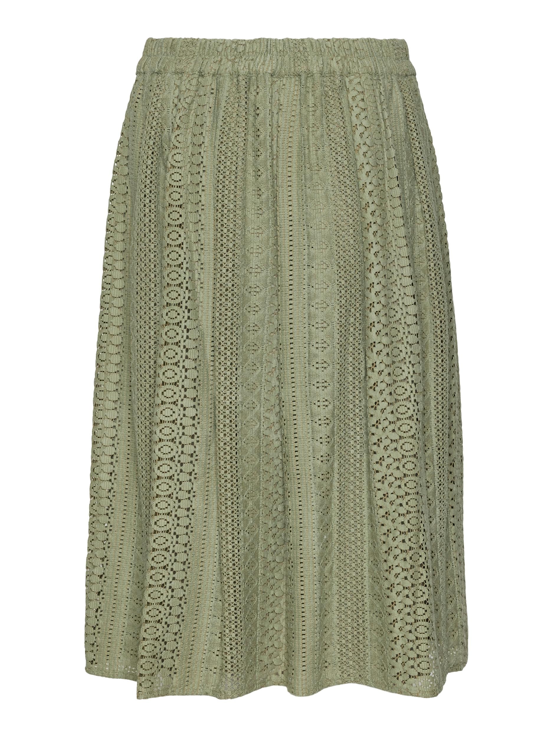 Vero Moda Faltenrock »VMHONEY LACE H/W CALF SKIRT WVN«