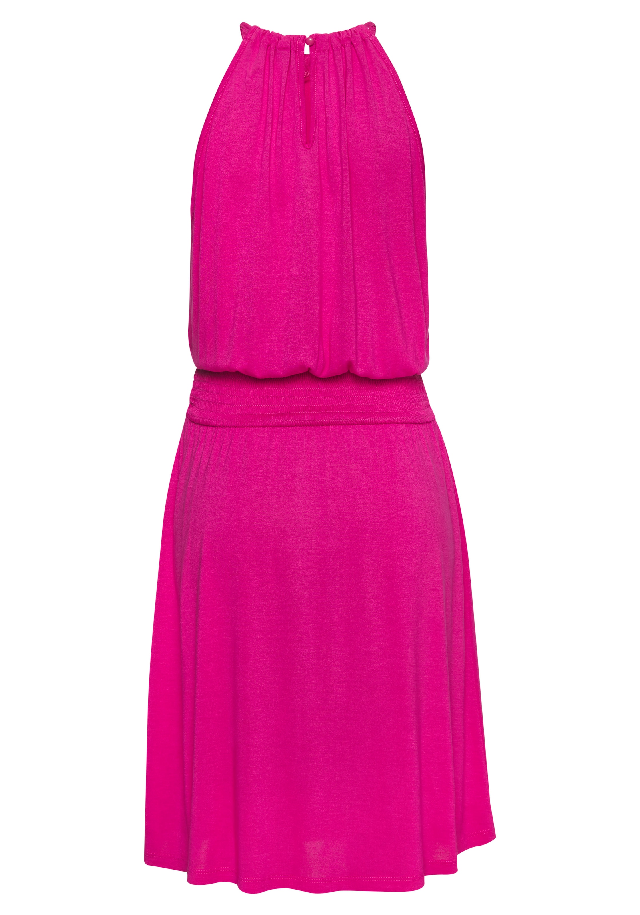 Vivance Sommerkleid, mit Häkeleinsatz in der Taille, elegantes Sommerkleid aus Jersey