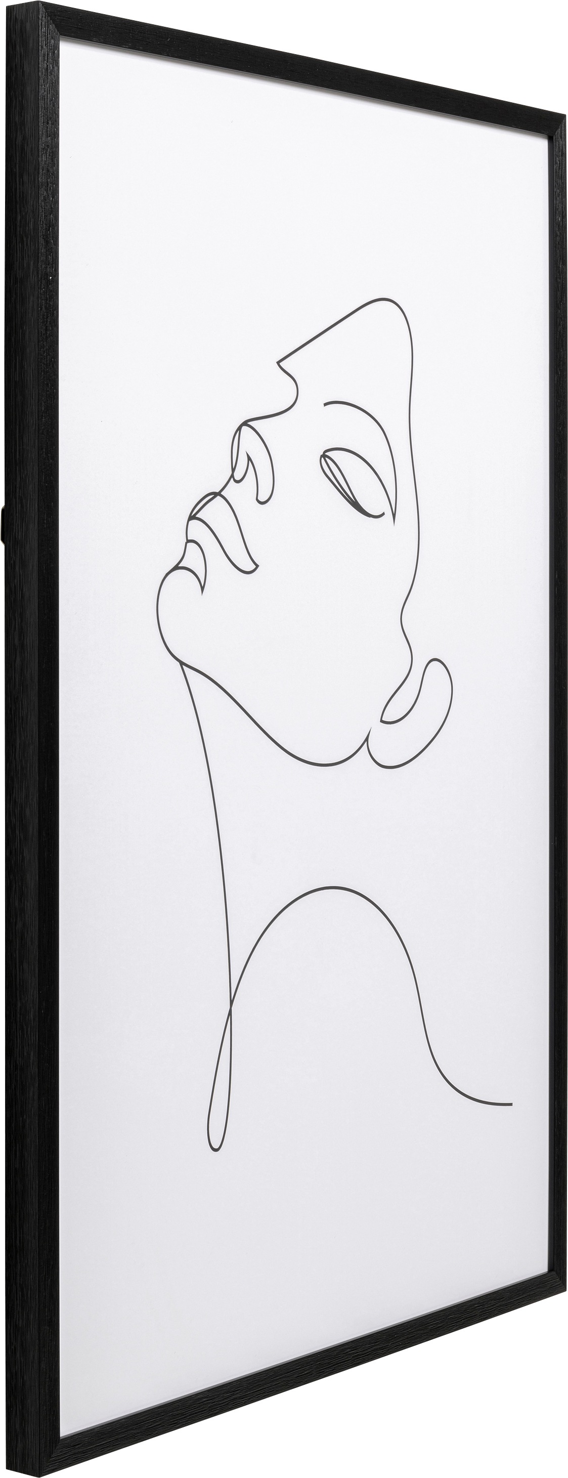 Kare Design Bild mit Rahmen »Gerahmtes Bild Drawing Lady 63x93cm« 1, 