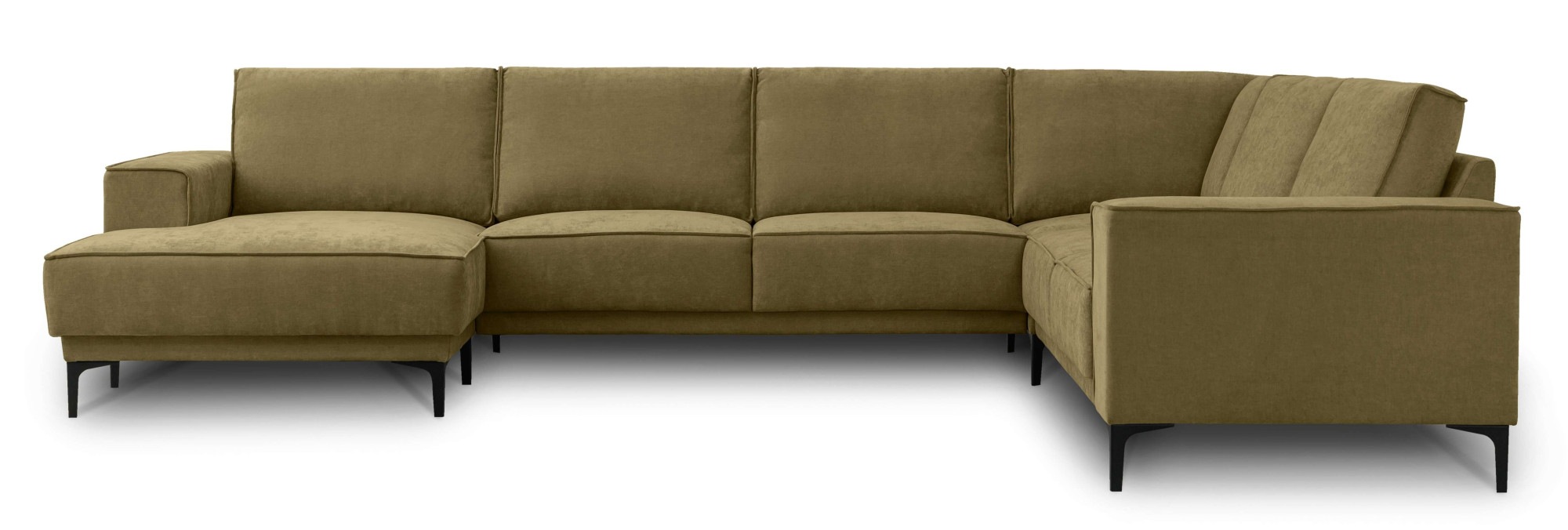 PLACES OF STYLE Wohnlandschaft »XXL Sofa Oland, Struktur, Flachgewebe, Luxu günstig online kaufen