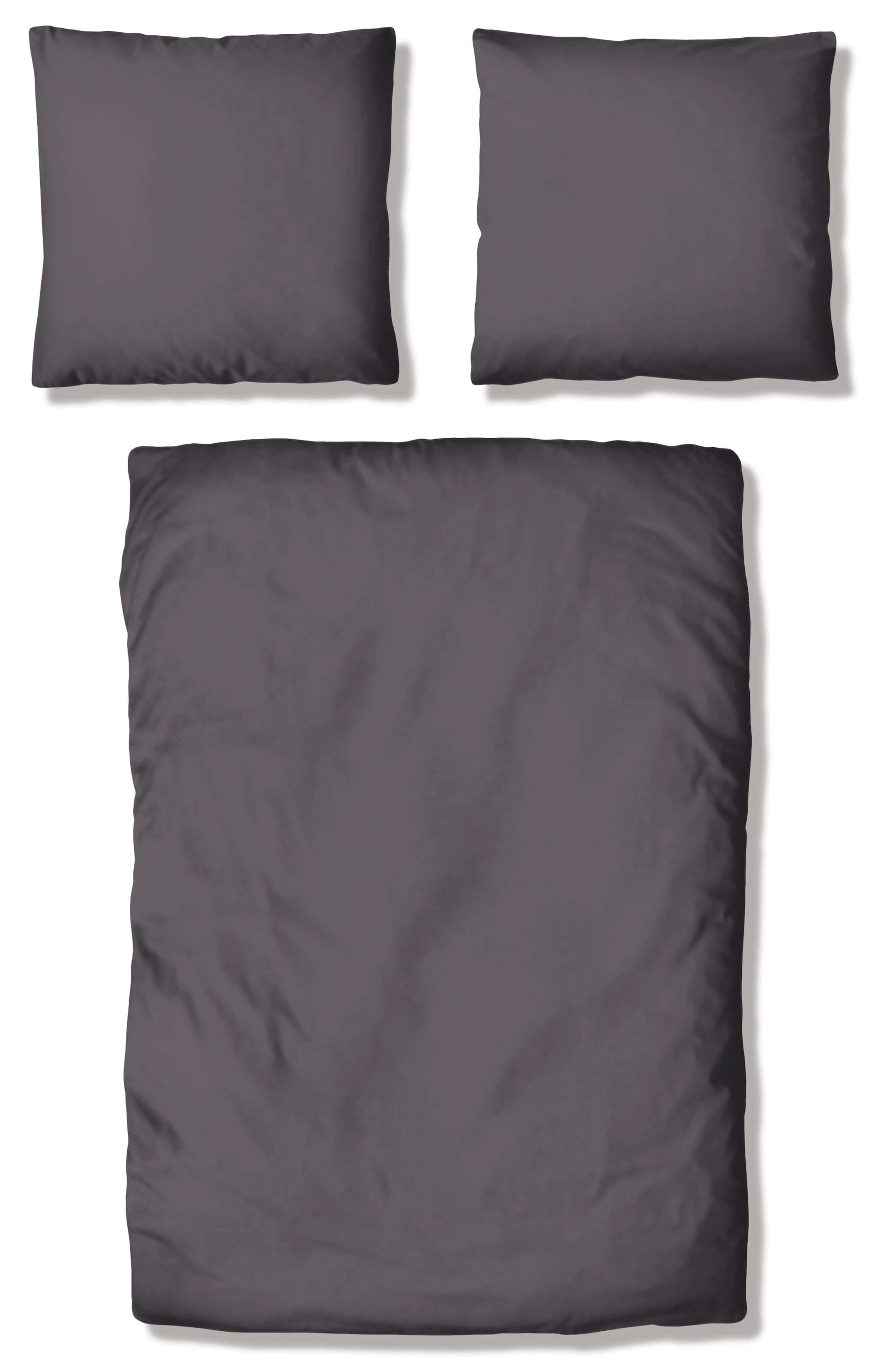 my home Bettwäsche »Desner«, (2 tlg.), Mikrofaser Qualität, Uni Design, 100 günstig online kaufen