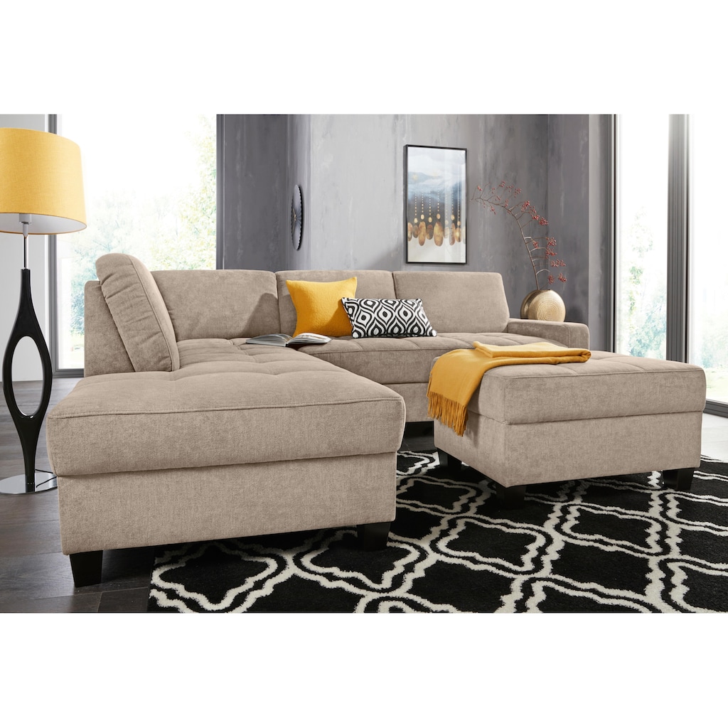 DOMO collection Ecksofa »Florentina L-Form«