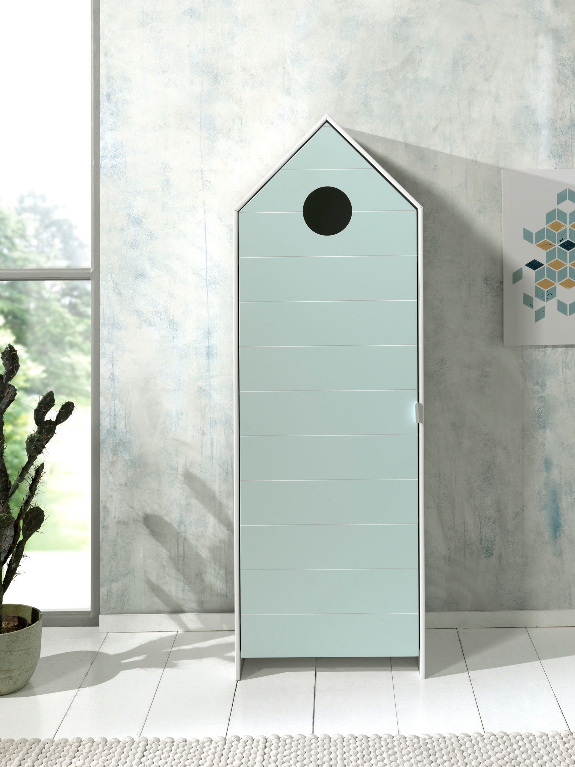 Vipack Drehtürenschrank »Casami, mit Soft-Close, viel Stauraum, TOP modern«, (B/H/T ca. 57,6x171,3x37cm, verschiedene Farben, Strandhaus-Optik), als Kleider-/Wäscheschrank nutzbar, universell einsetzbar
