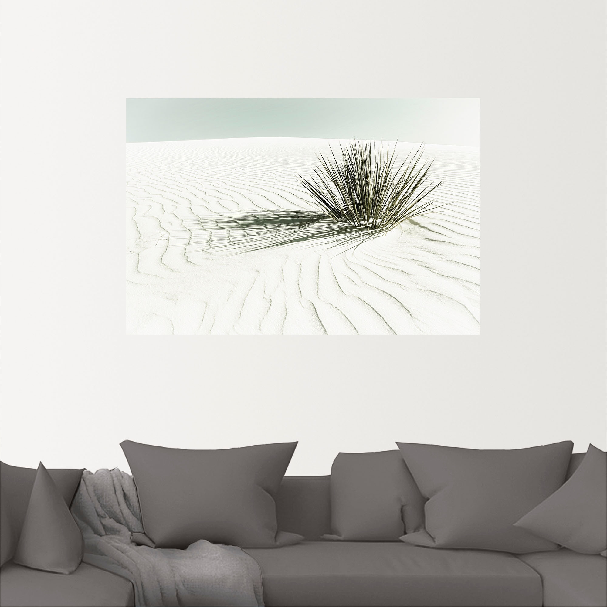 Artland Wandbild »Dünen, weißer Sand Vintage«, Strandbilder, (1 St.), als Alubild, Outdoorbild, Leinwandbild, Poster, Wandaufkleber