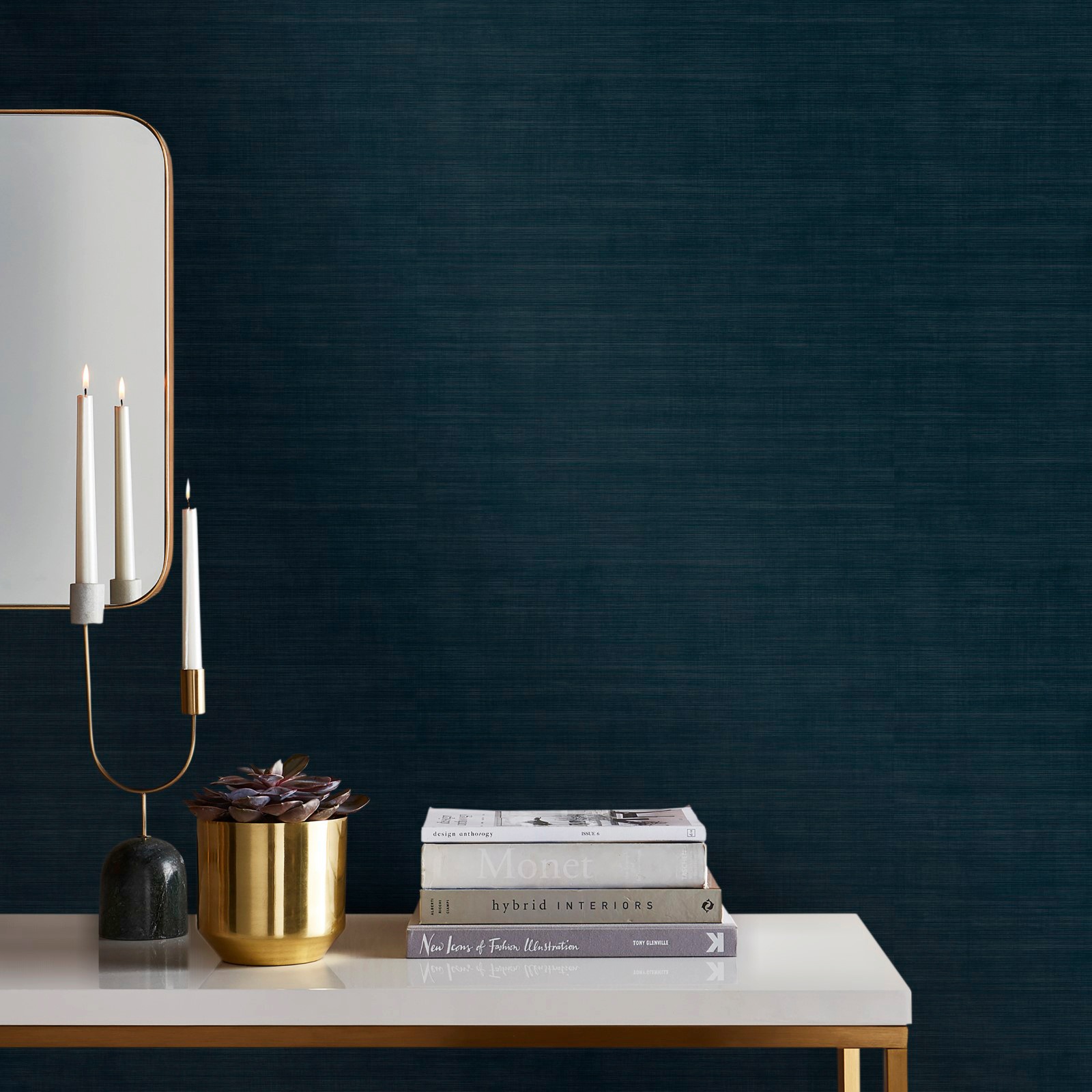 WOW Vliestapete »Uni Türkisblau« animal print geprägt FSC® zertifiziert, mi günstig online kaufen