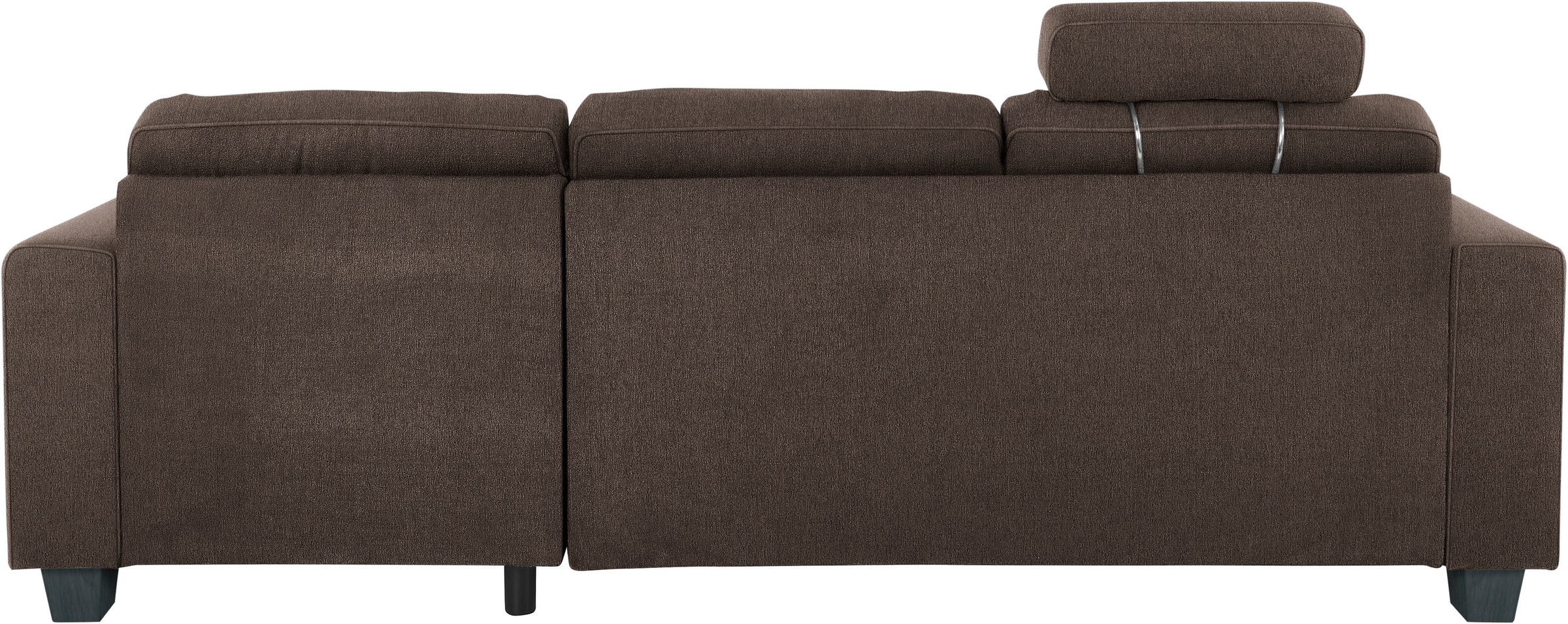 TRENDMANUFAKTUR Ecksofa »Chamber, zeitlos und modern, bequem mit hohem Sitzkomfort, L-Form«, inklusive einer Kopfstütze, wahlweise mit Schlaffunktion