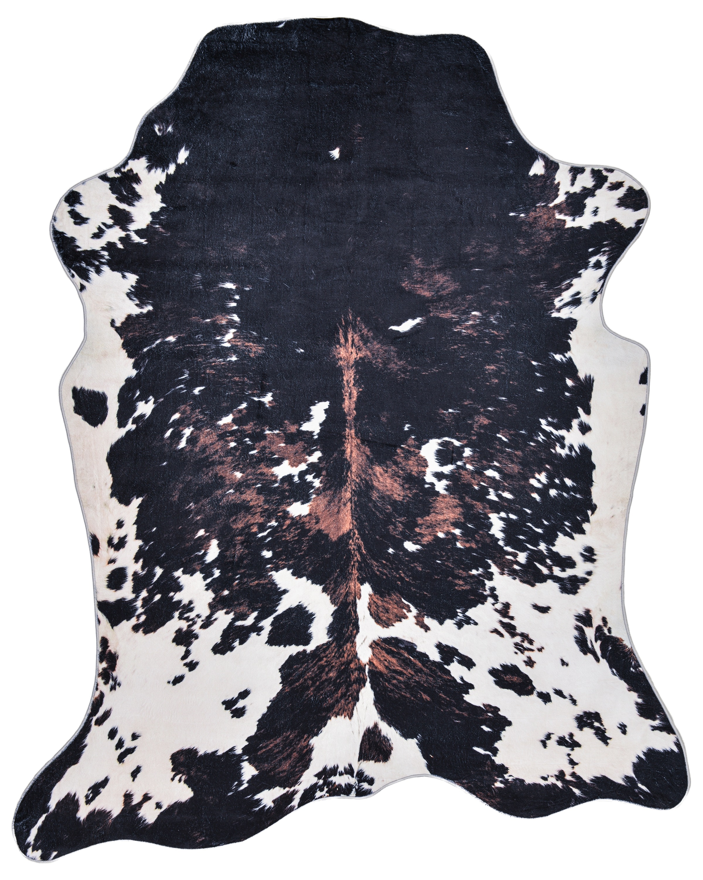 Gino Falcone Fellteppich "Emilia" fellförmig 3 mm Höhe Kunstfell, bedruckt, günstig online kaufen