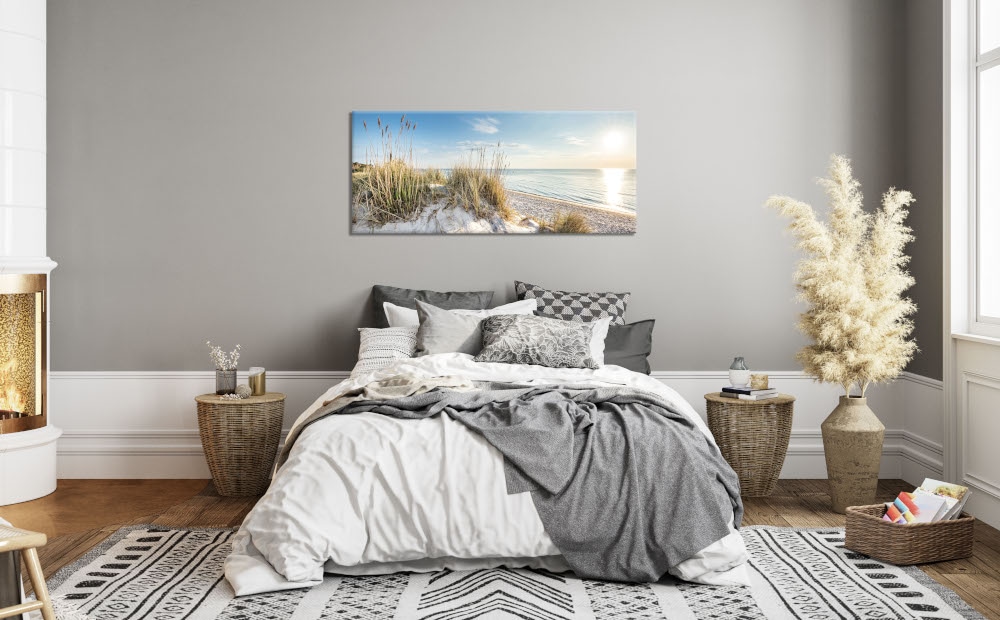 Bönninghoff Leinwandbild, Düne, (1 St.), BxH: 140x60 cm