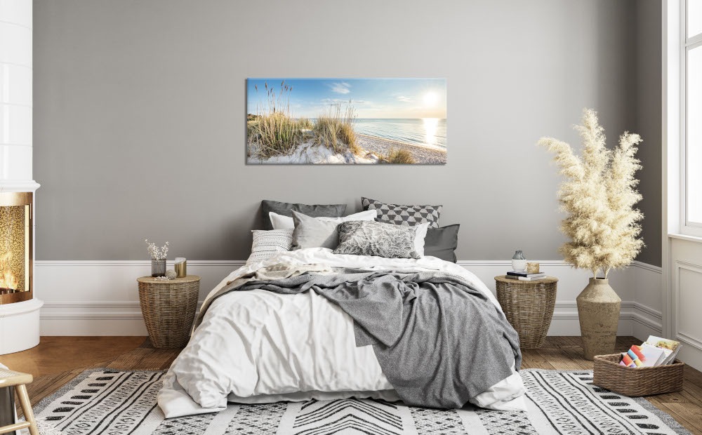 Bönninghoff Leinwandbild, Düne, (1 St.), BxH: 140x60 cm günstig online kaufen