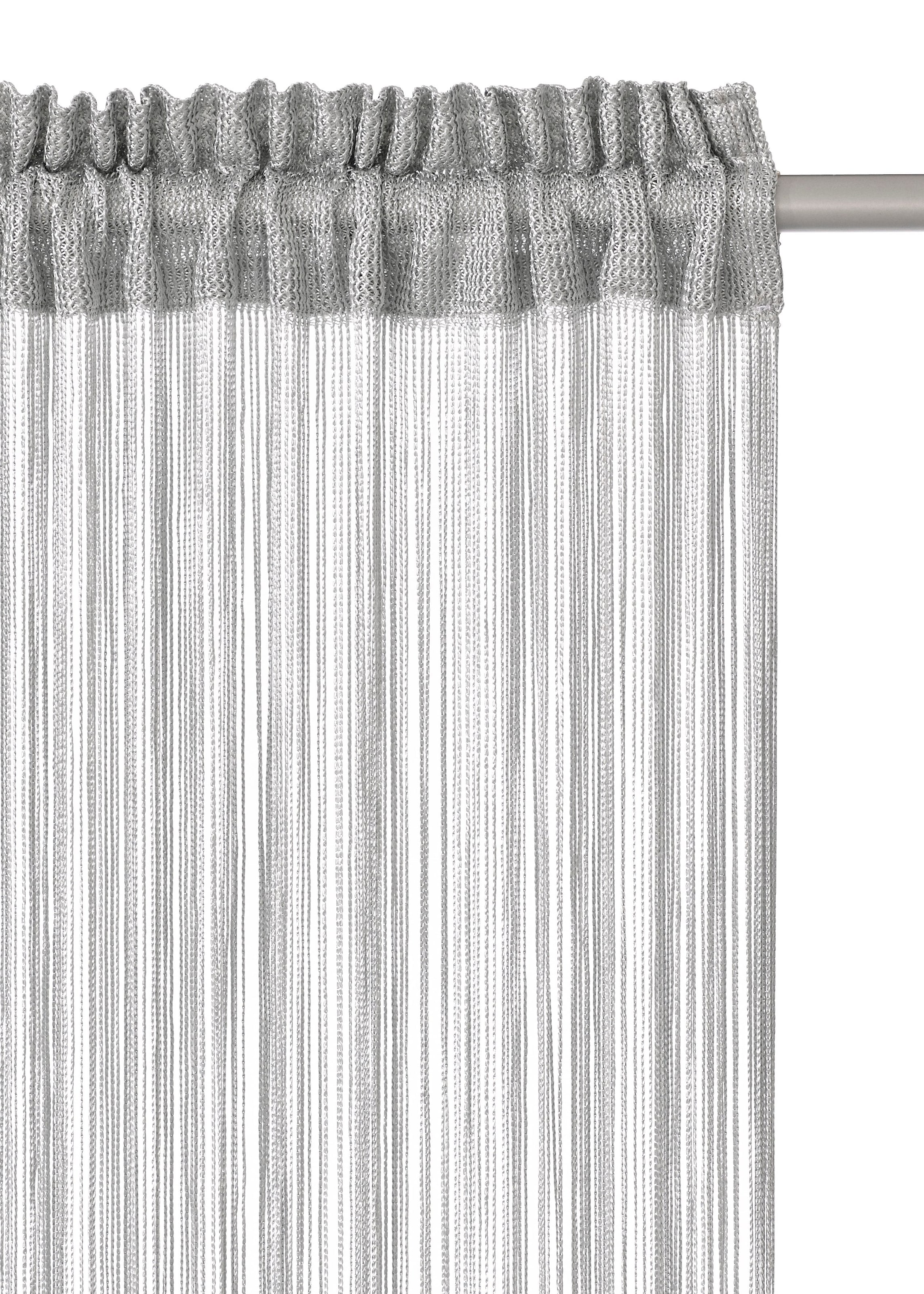 Kräuselband, schnell und my St.), (1 Polyester, home »Fao-Uni«, bequem bestellen Fadenvorhang multifunktional, pflegeleicht transparent,