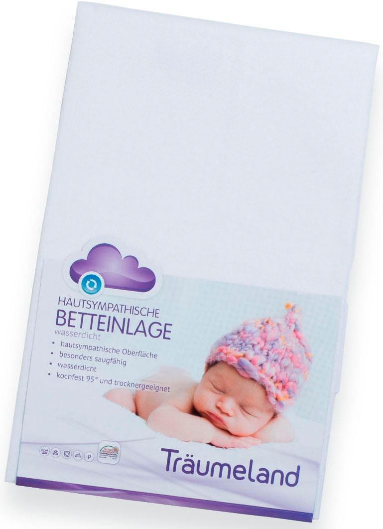 Träumeland Matratzenauflage »Moltonauflage, 40x50, 90x200 cm und weiteren Größen, hautsympathisch«, Allergiker geeignet (Hausstauballergiker), wasserdicht
