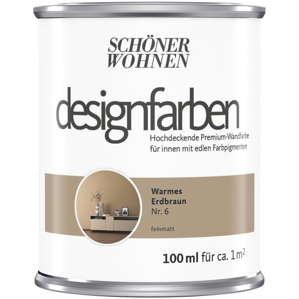 SCHÖNER WOHNEN FARBE Wand- und Deckenfarbe »designfarben«