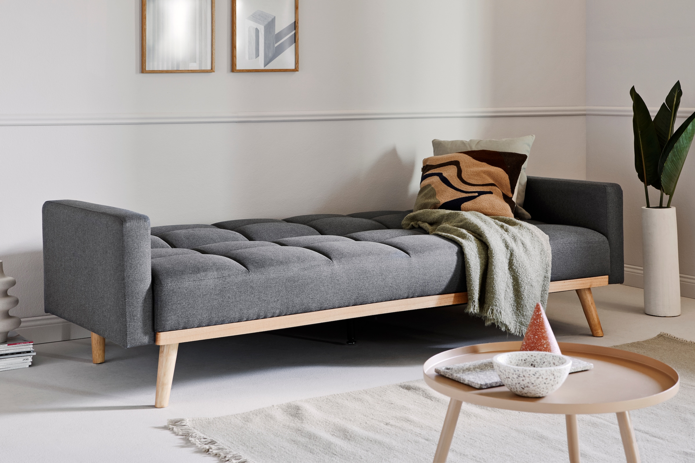 Jahnke Schlafsofa »CHILLAX BOX« mit Schlaffunktion, Seitentasche, Breite 214 cm