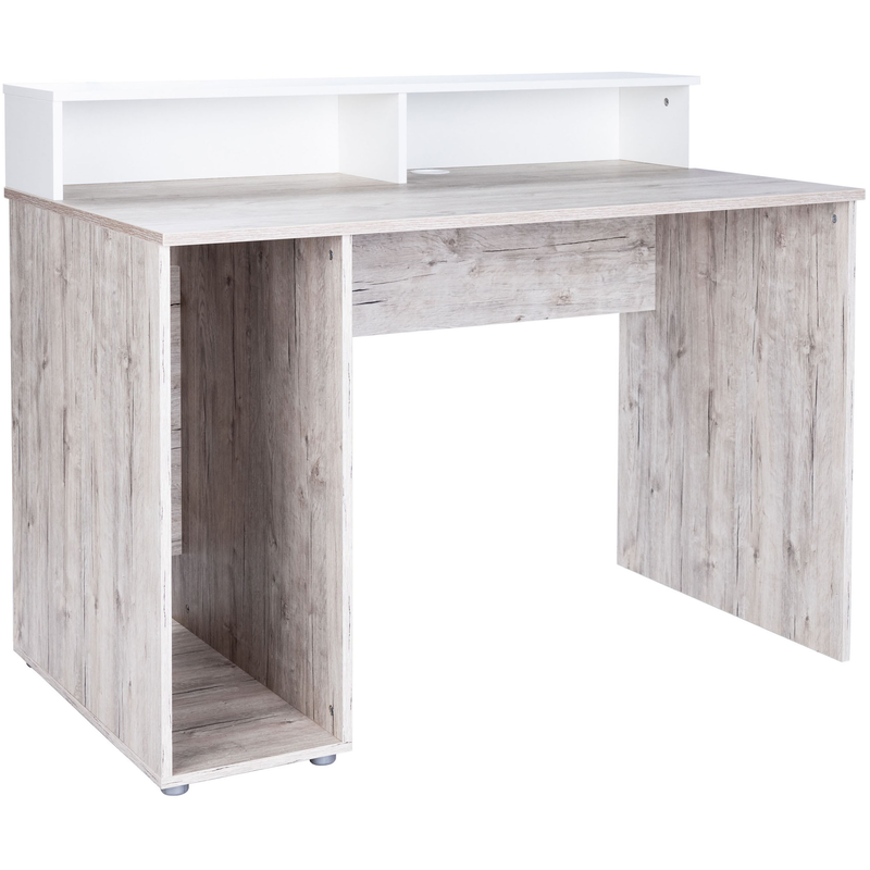 HOME AFFAIRE Gamingtisch »Gaming Schreibtisch »Rieke«« 1 Stk. tlg. 1 Computerfach, 2 offene Ablagefächer Eiche-Sand-Nachbildung +...