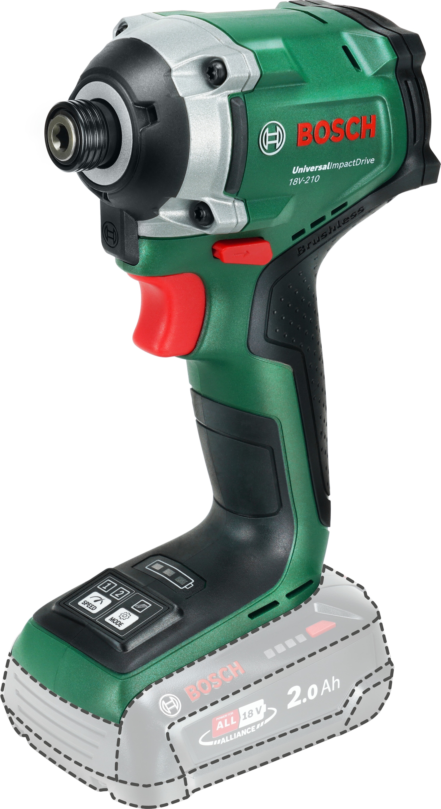 Bosch Home & Garden Akku-Drehschlagschrauber »UniversalImpactDrive 18V-210 solo« ohne Akku und Ladegerät