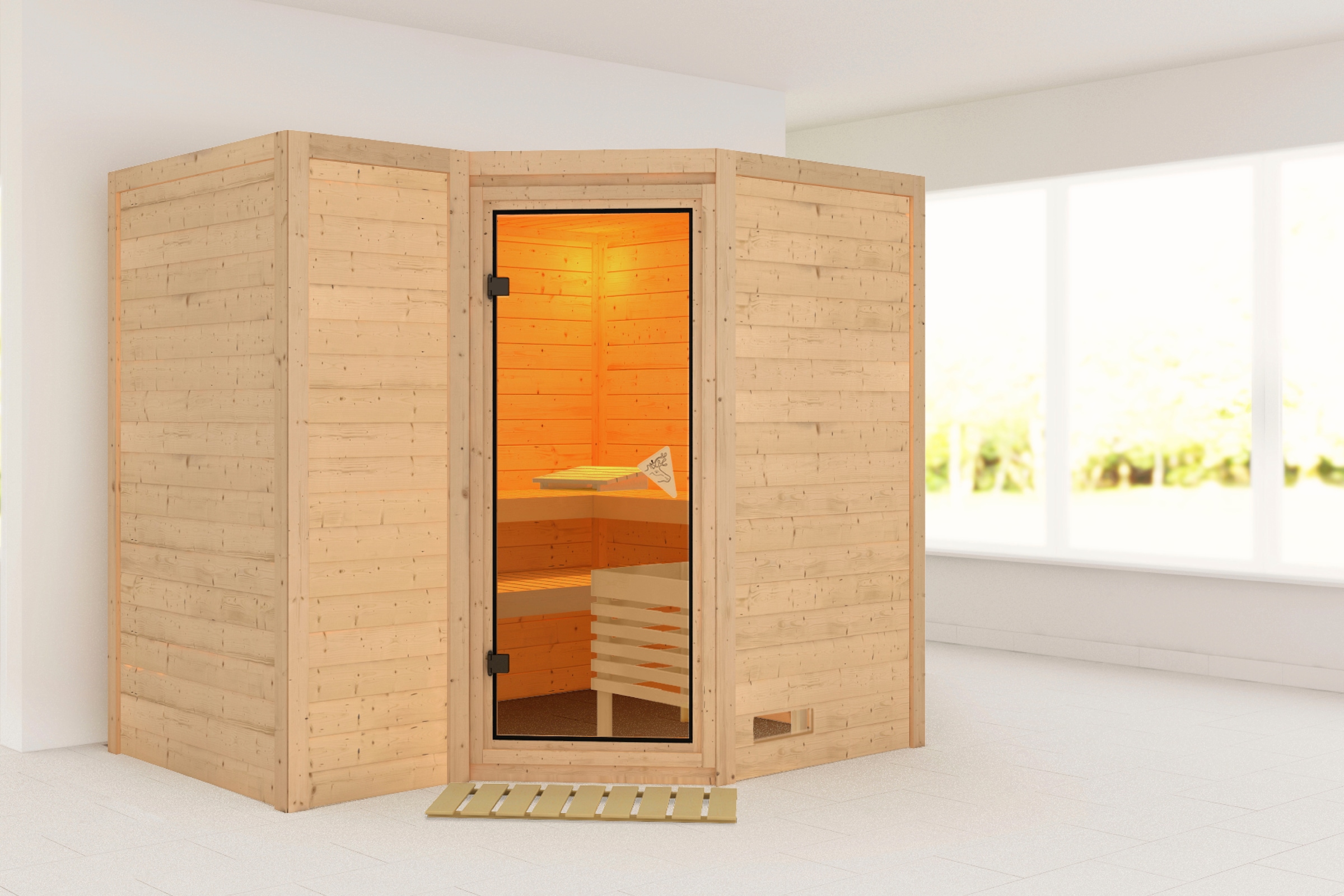 Karibu Sauna »Sanna 2«, ohne Ofen