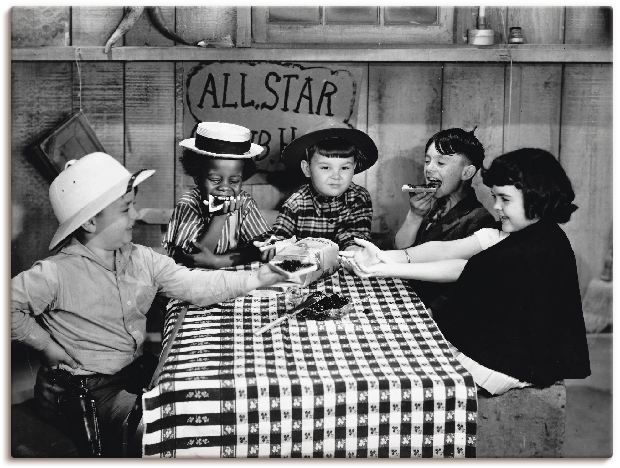 Artland Wandbild »Die kleinen Strolche, 1935er«, Film, (1 St.), als Leinwan günstig online kaufen