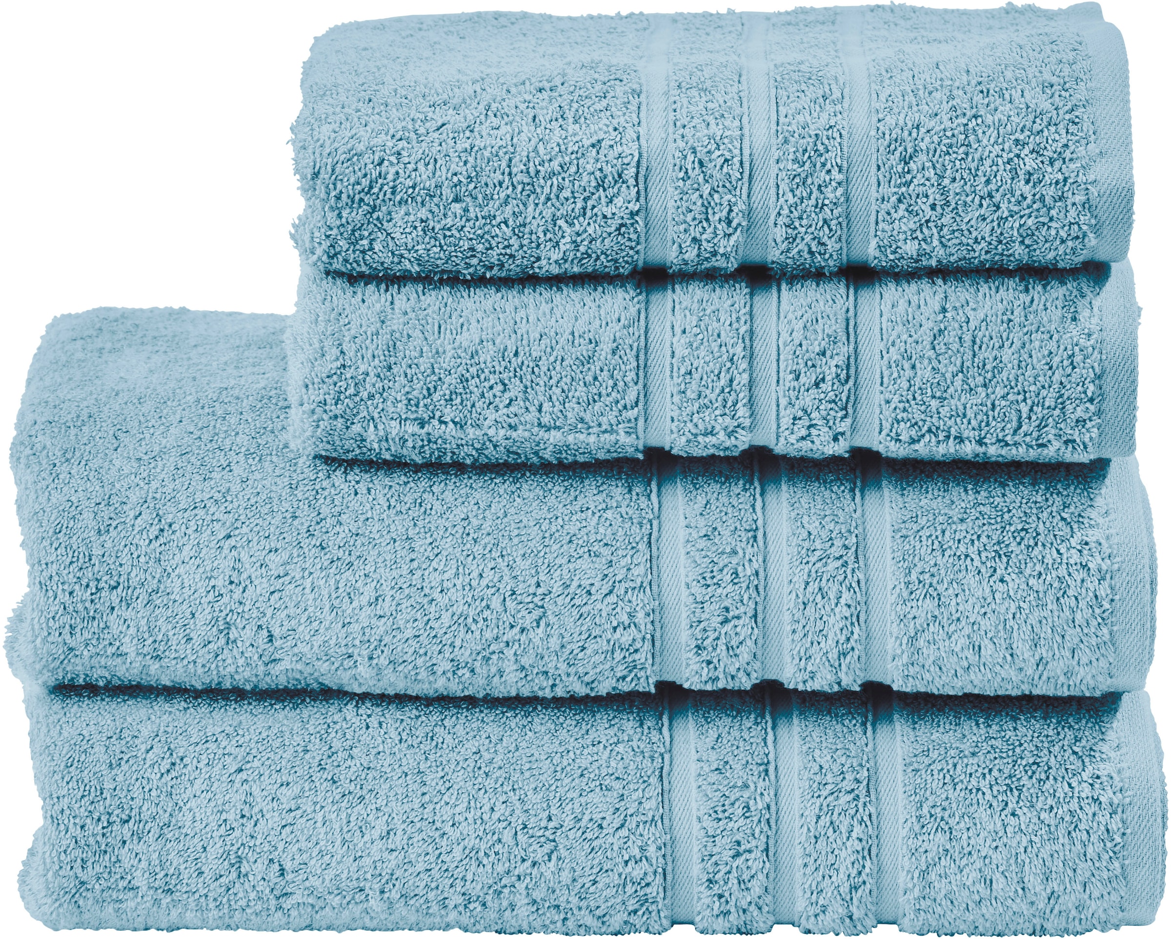 done.® Handtuch Set »Daily Uni«, (Set, 4 St., 2 Gästetücher (30x50 cm)-2 Ha günstig online kaufen