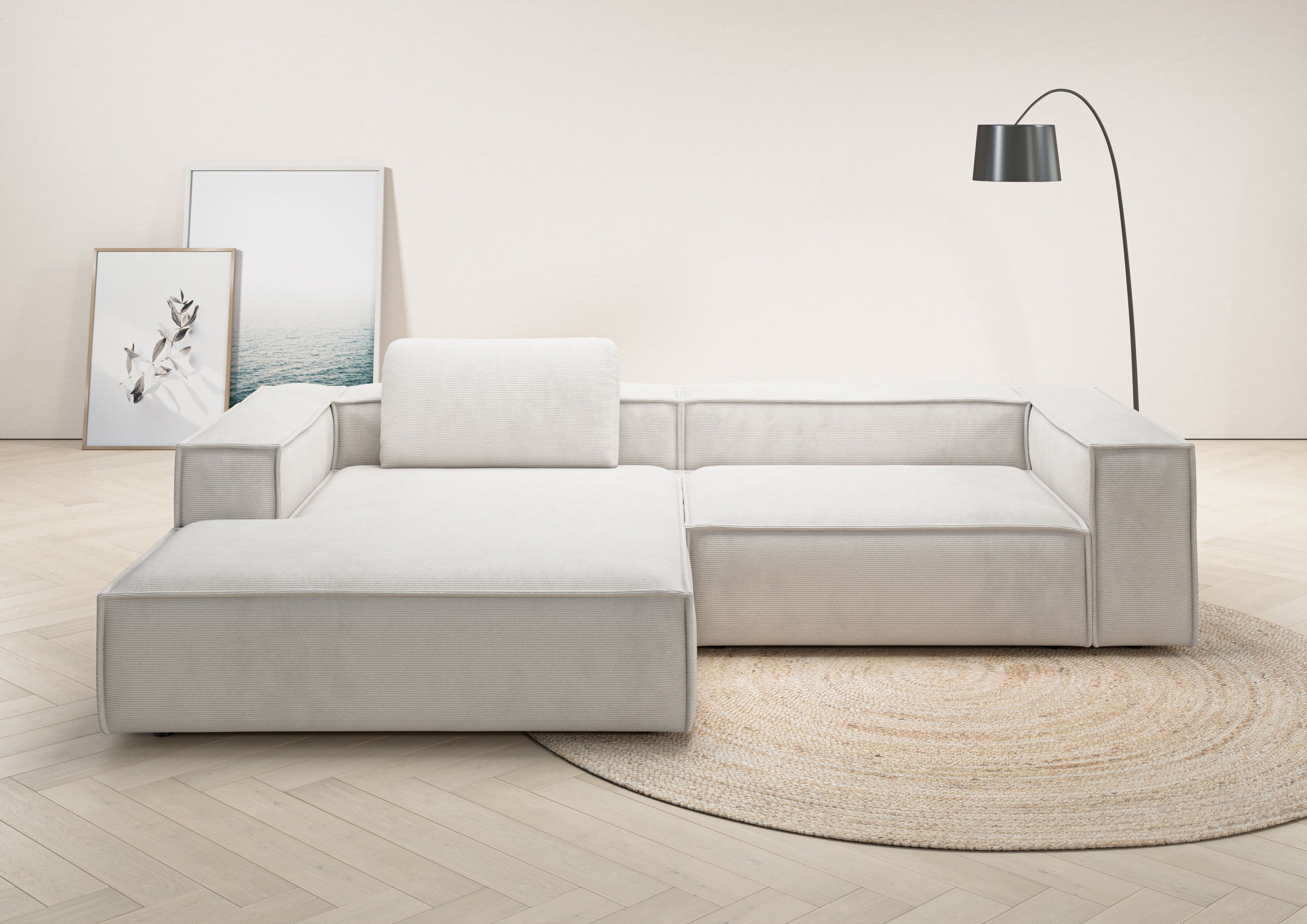 Places of Style Ecksofa »Watertown, modernes XXL L-Form, 306 cm breit«, Gro günstig online kaufen