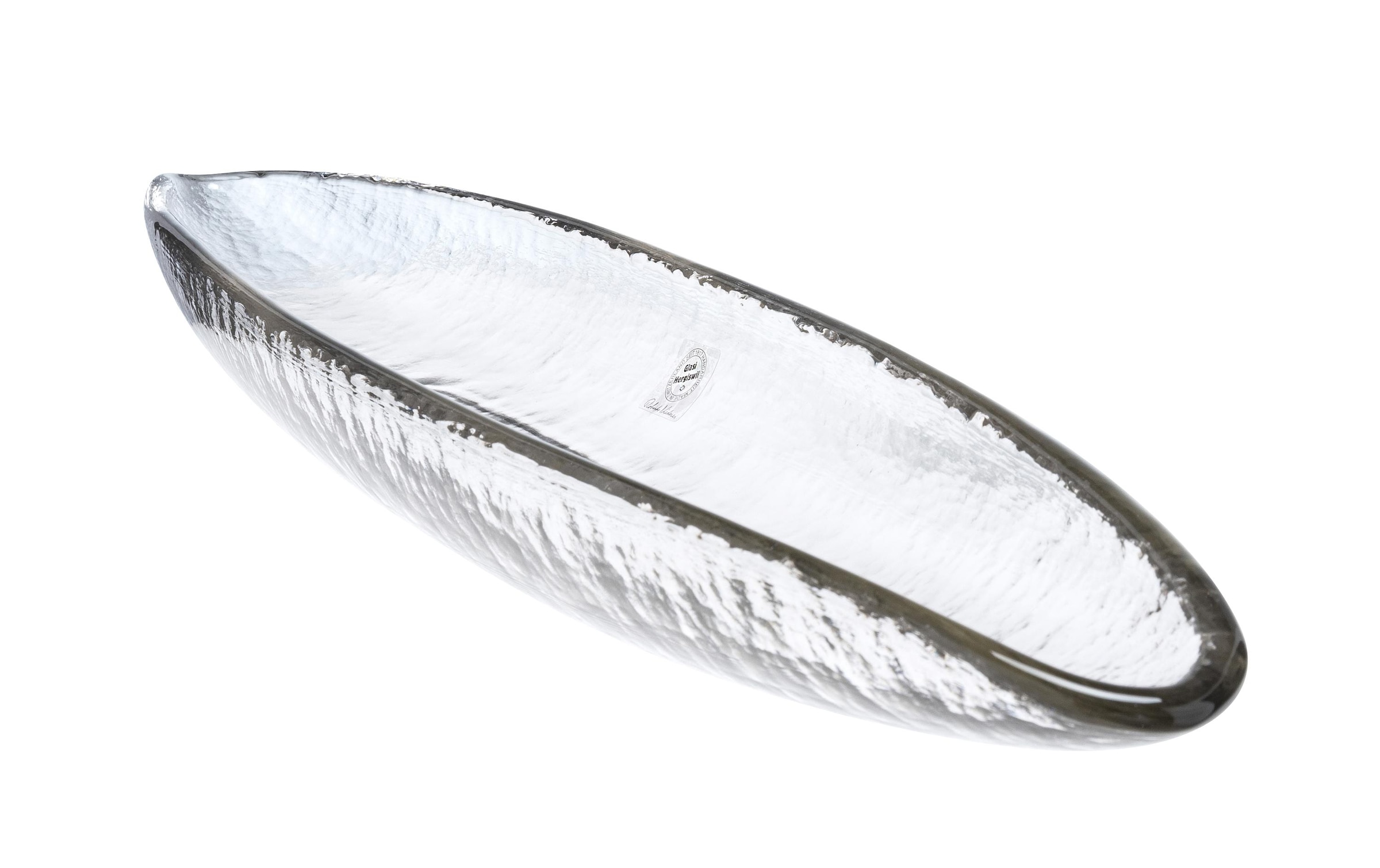 Glasi Hergiswil Schale »Gondola gross, 68 cm, Glasi Hergiswil« aus Glas