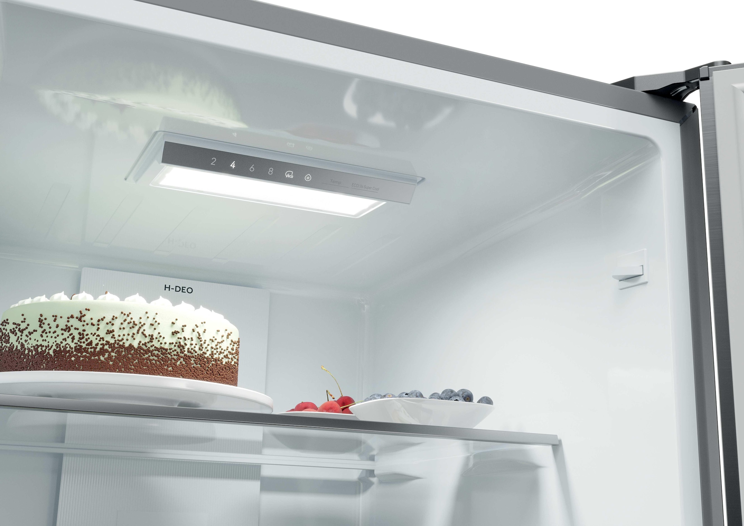 Haier Kühl-/Gefrierkombination »HTR3518ENMX« 185 cm hoch 54,5 cm breit Easy Access-Gefrierschubladen: Alles schnell gefunden