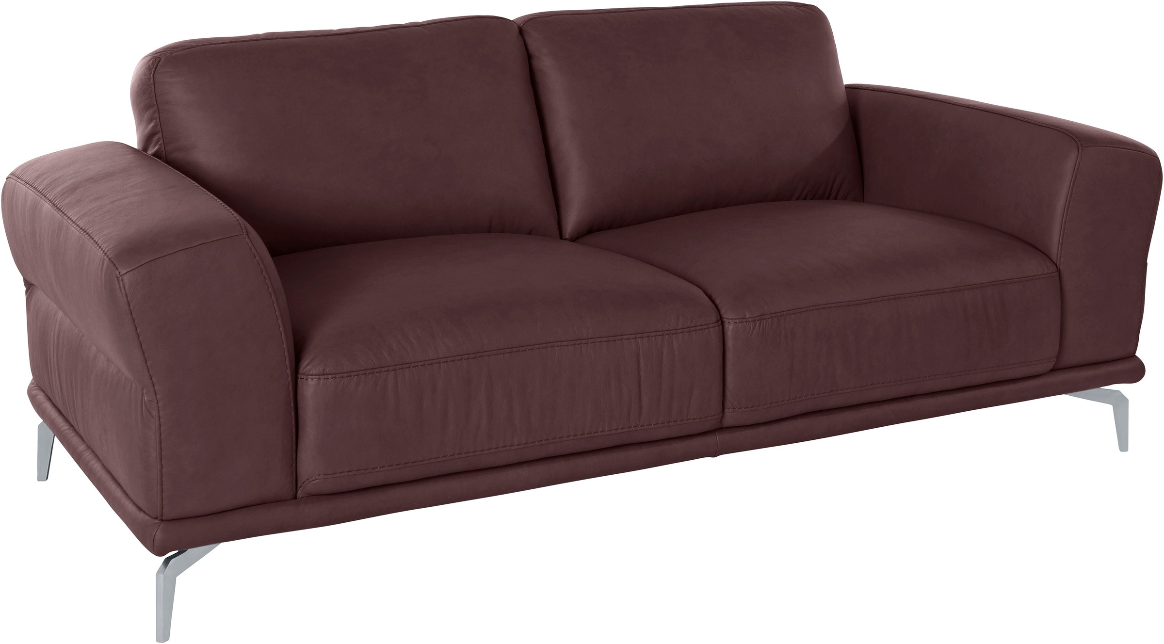 W.SCHILLIG 2-Sitzer »montanaa«, mit Metallfüßen in Silber matt, Breite 192 cm