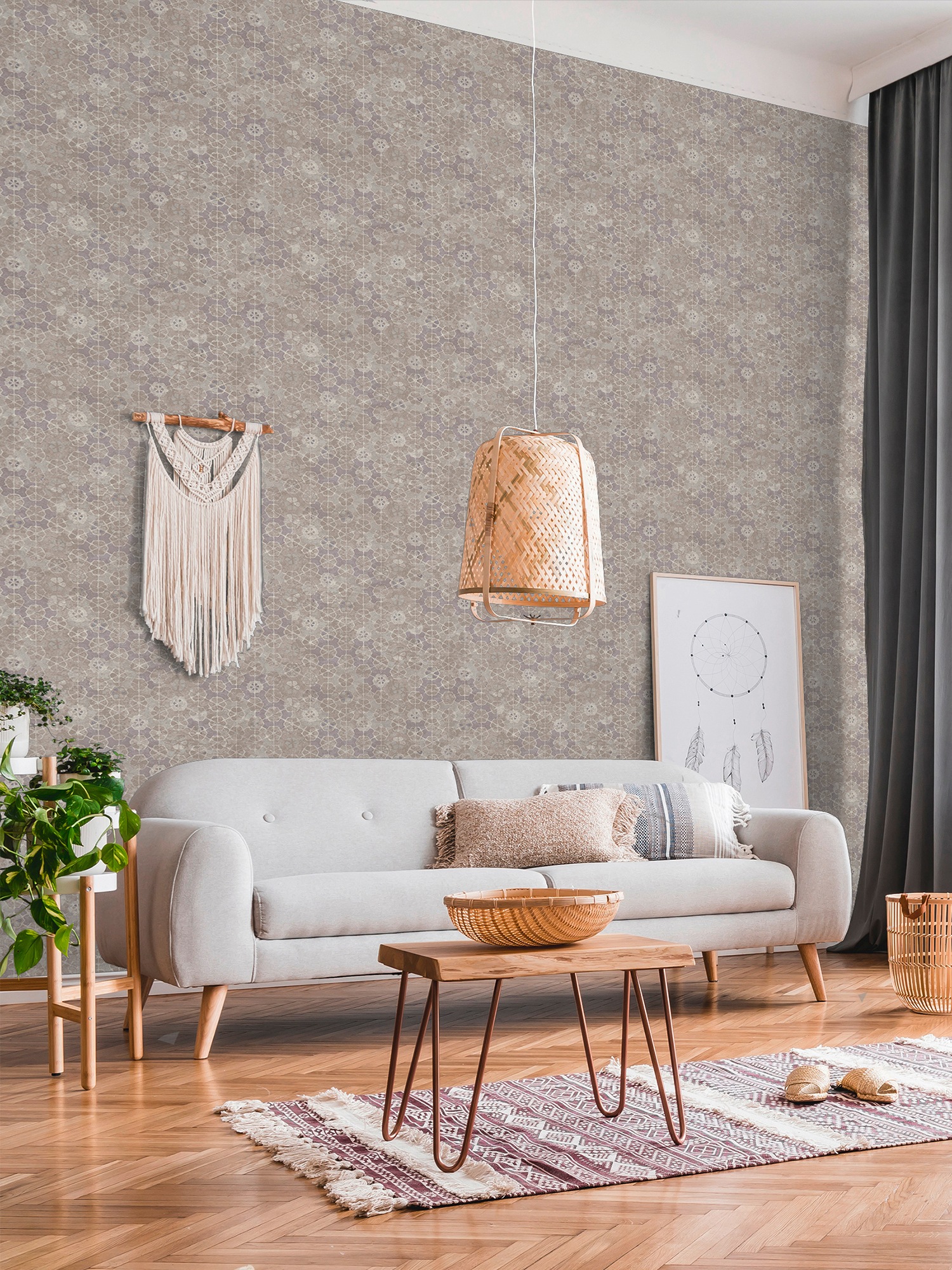 living walls Vliestapete »New Walls Finca Home in Fliesen Optik« Motiv | abstrakt | bedruckt leicht strukturiert Vintage Tapete Fliesen Tapeten Wohnzimmer Schlafzimmer Küche Design