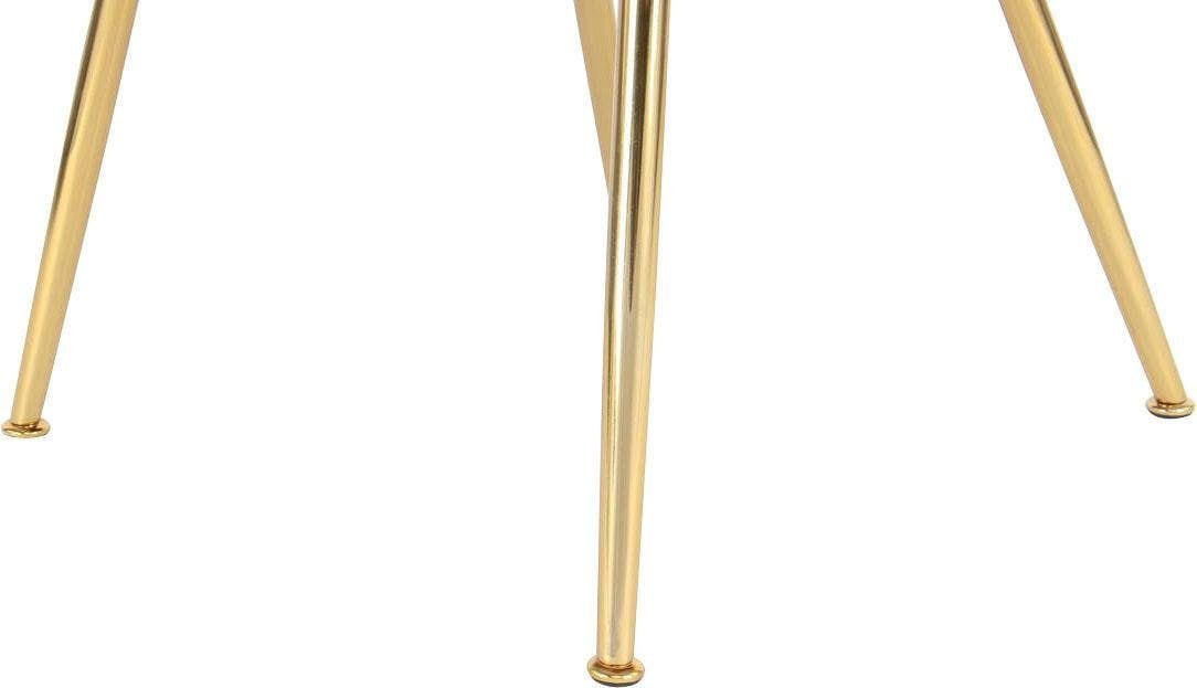 Kayoom Stuhl »Jolene 125, Esszimmerstuhl,eleganter Stoffbezug«, 1 St., samtweicher Bezug, Rückenlehne und Armlehnen abgerundet