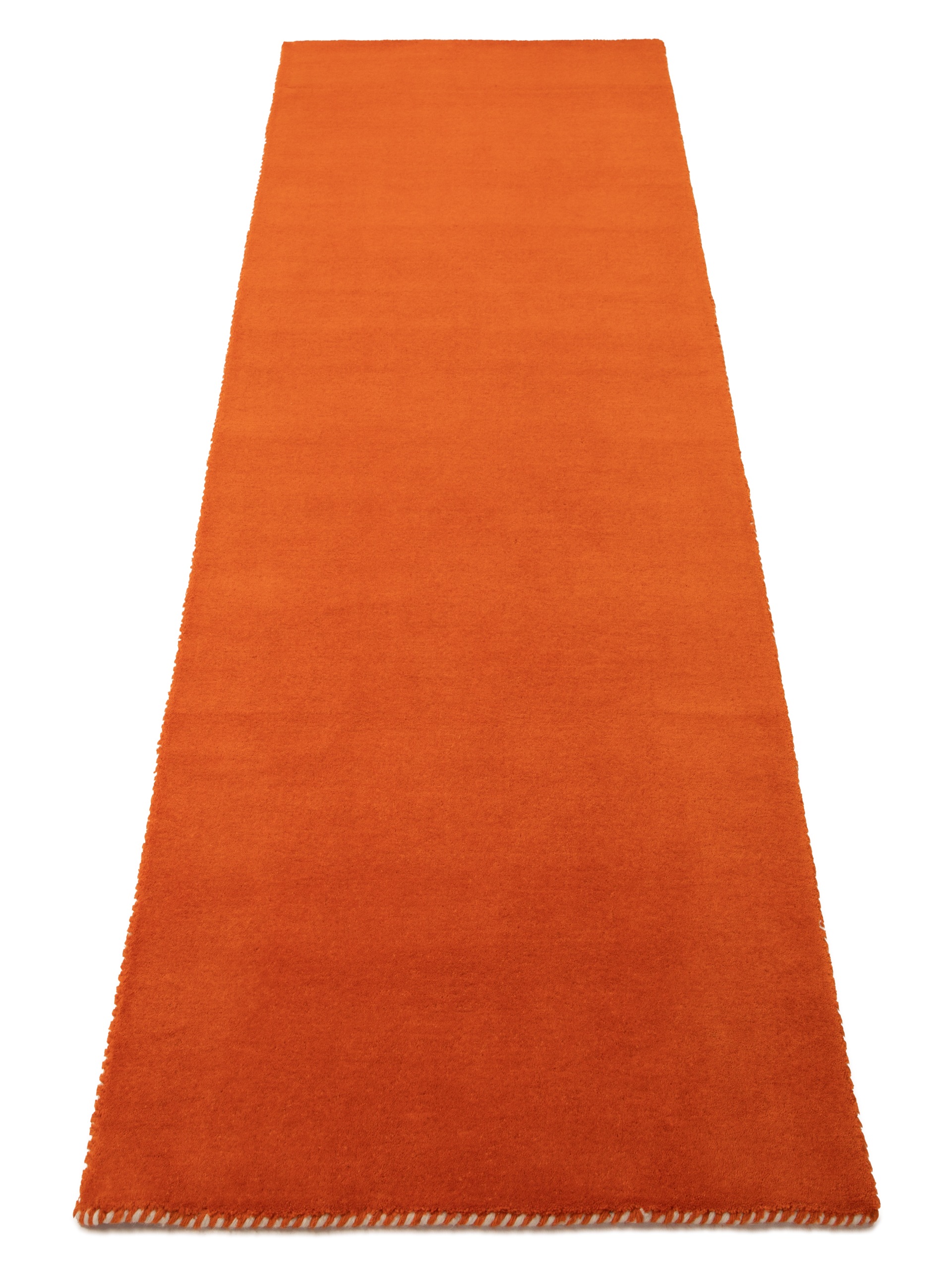 carpetfine Wollteppich »Gabbeh Lola Uni«, rechteckig, 14 mm Höhe, mit natürlichem Pflanzenmaterial von Hand gewebt, auch in Rund