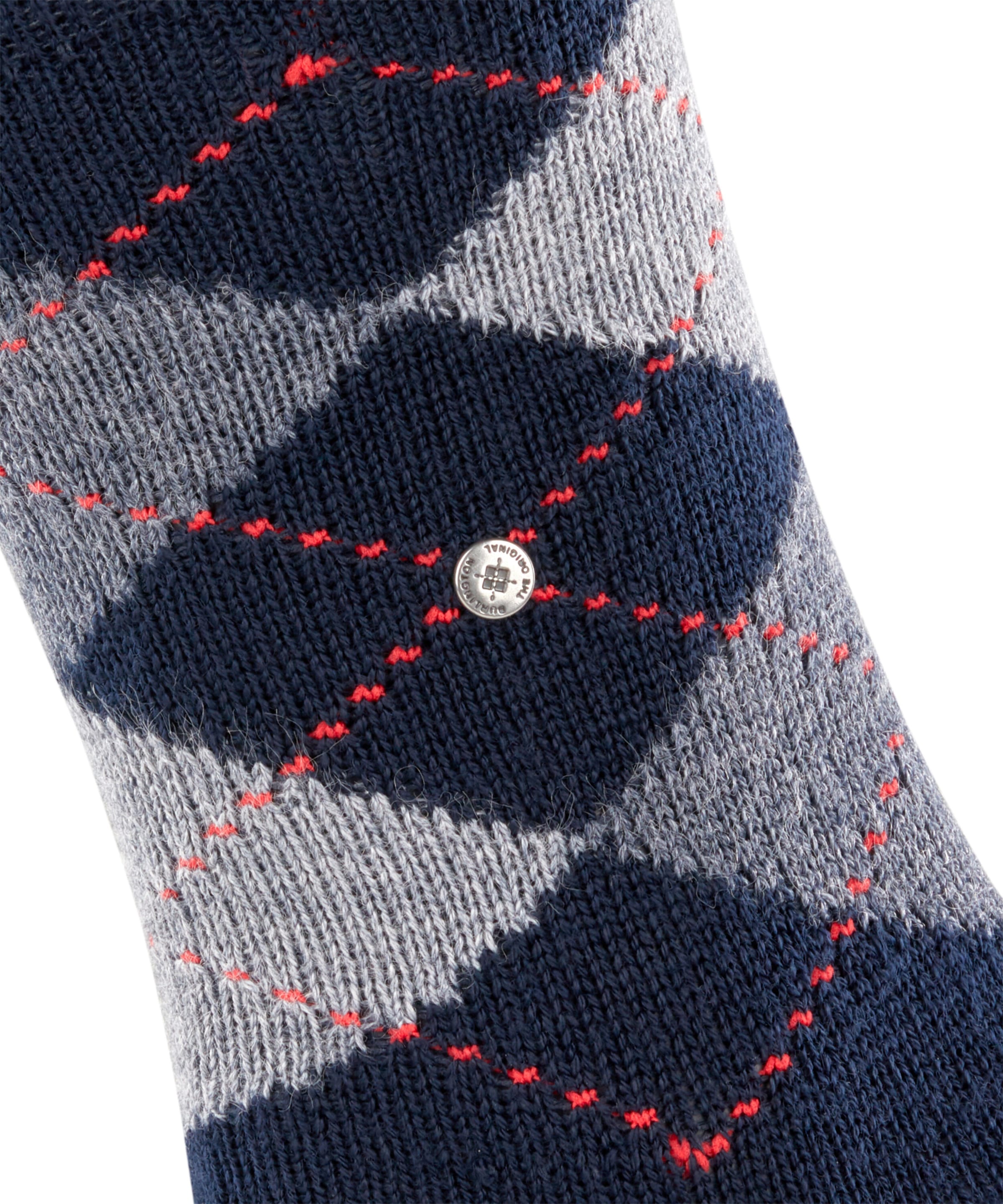 Burlington Socken »Preston« mit Raute; verstärkt, hochwertig, kariert