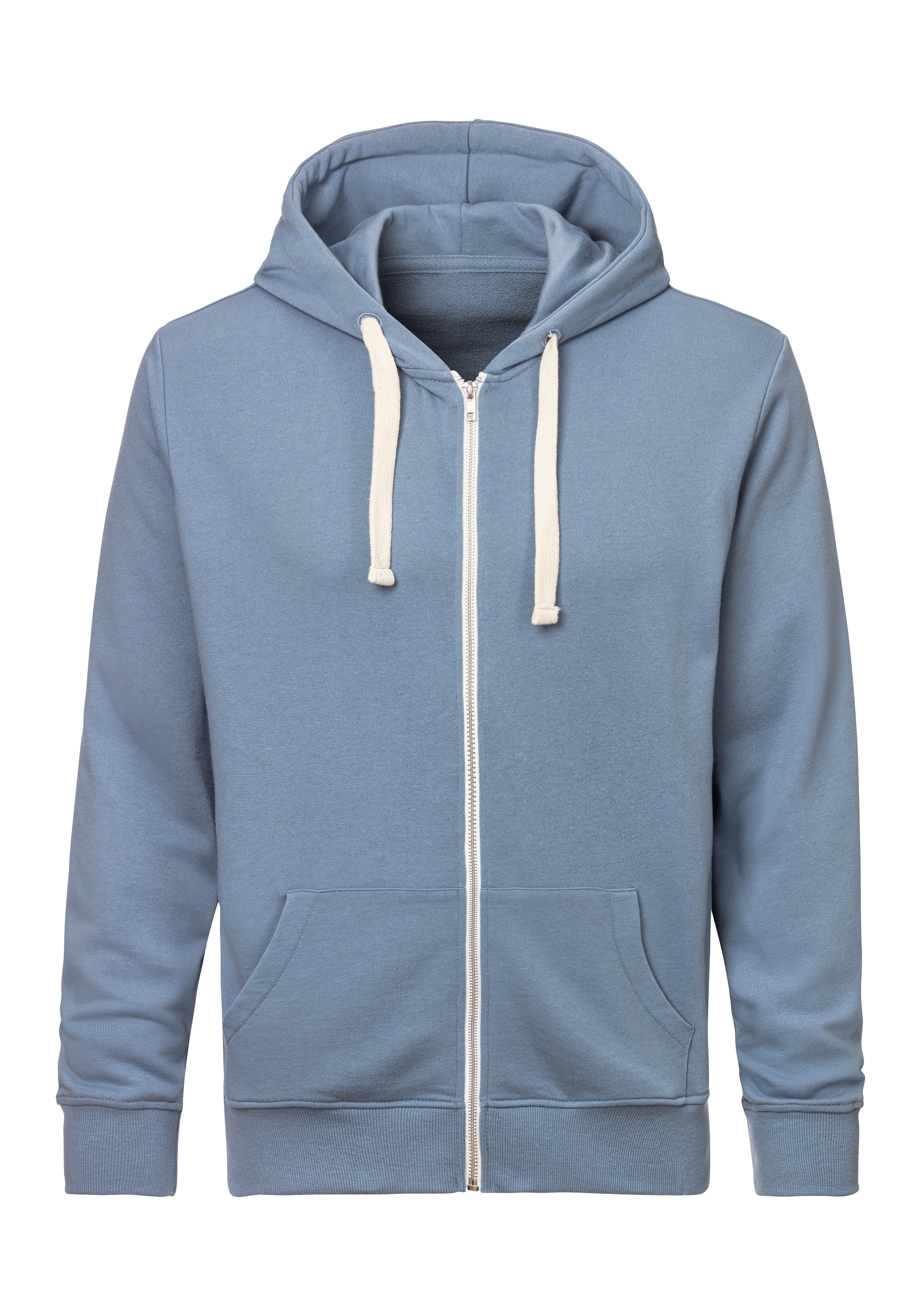KangaROOS Kapuzensweatjacke mit Kapuze, kontrast Zipper und kontrast Bänder