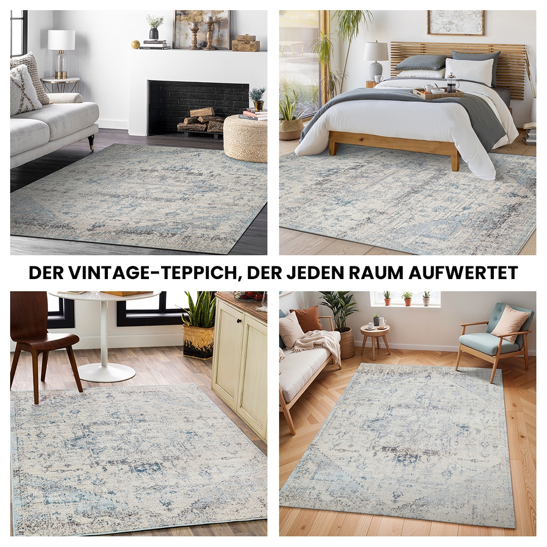 Livabliss Teppich »TAMPA«, rechteckig, 13 mm Höhe, Vintage Orientteppich, T günstig online kaufen