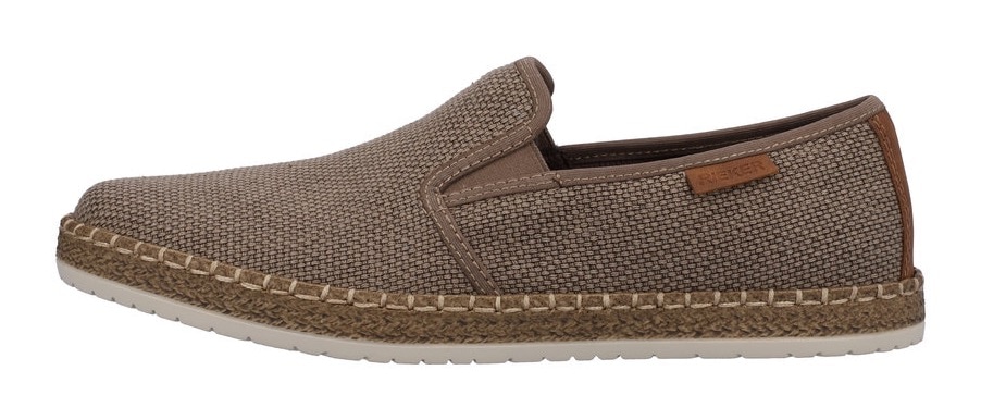 Rieker Espadrille, Slipper, Strandschuh, Sommerschuh mit Stretcheinsätzen