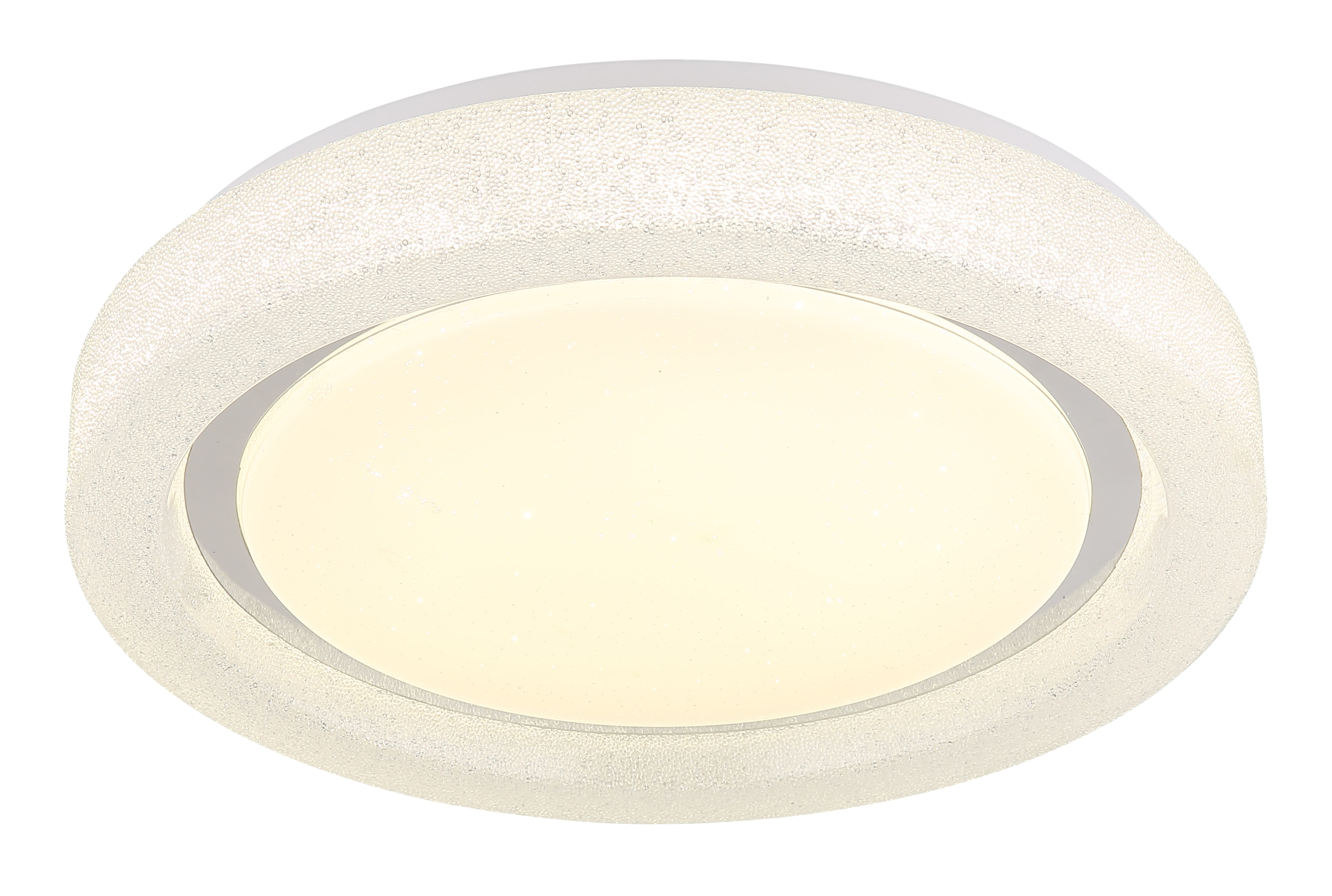GLOBO LIGHTING LED Deckenleuchte »MARCIA«, Leuchtmittel LED-Modul | LED fest integriert, Deckenlampe/rund/Wohnzimmer/Schlafzimmer/Kristalle